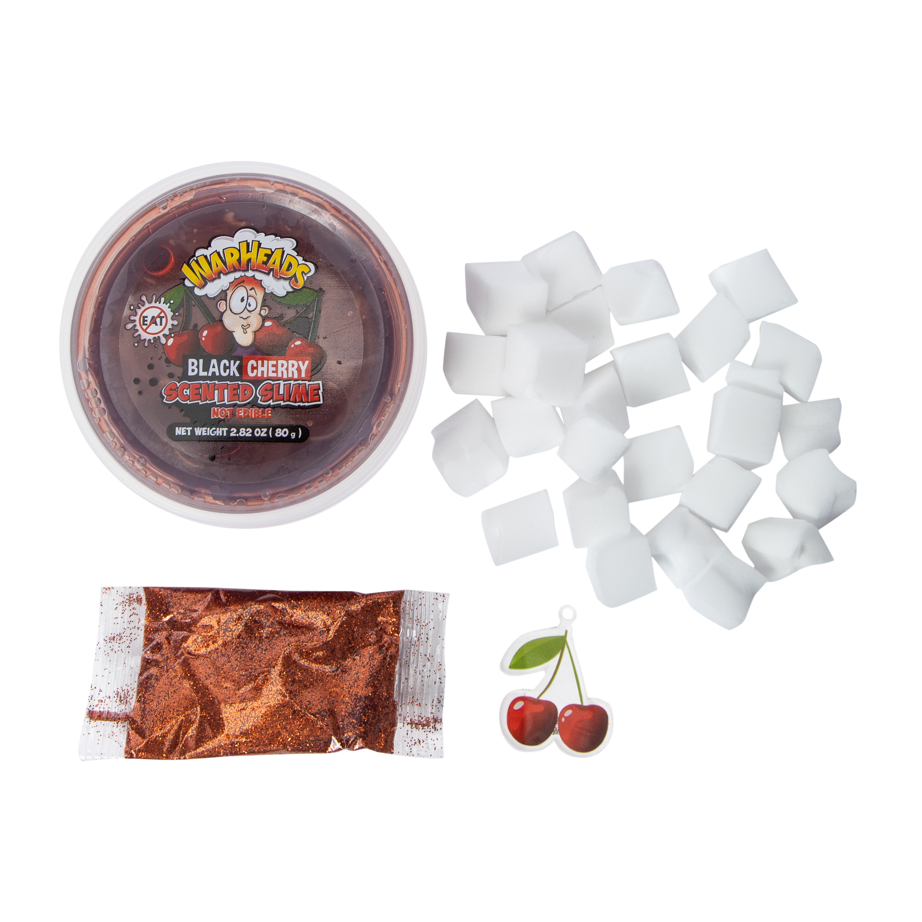 Warheads® Scented Slime Black Cherry Scented With Mix-Ins