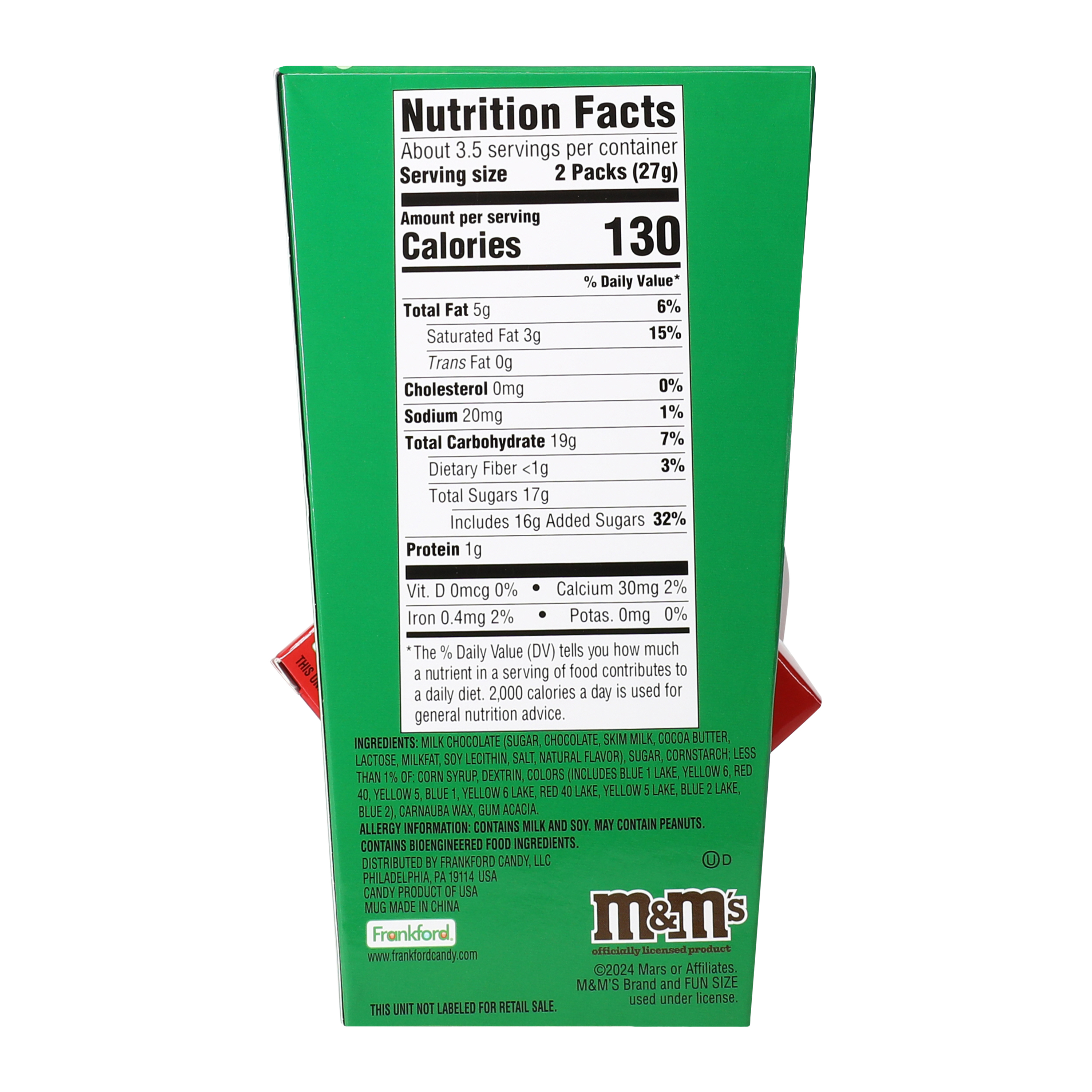 Green M&M's® Mug Set 3.02oz