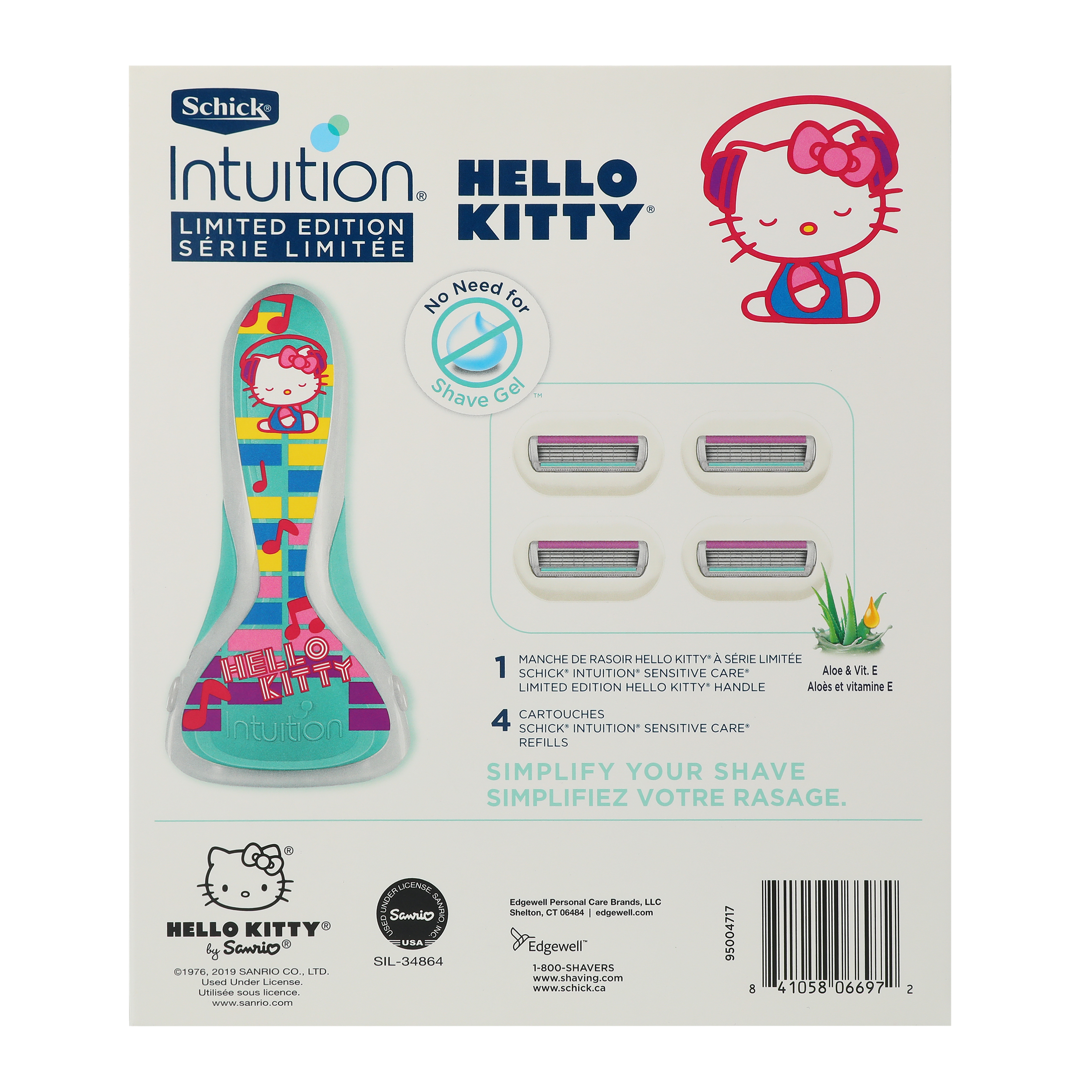 Schick® Intuition® Limited Edition Hello Kitty® Razor Pack
