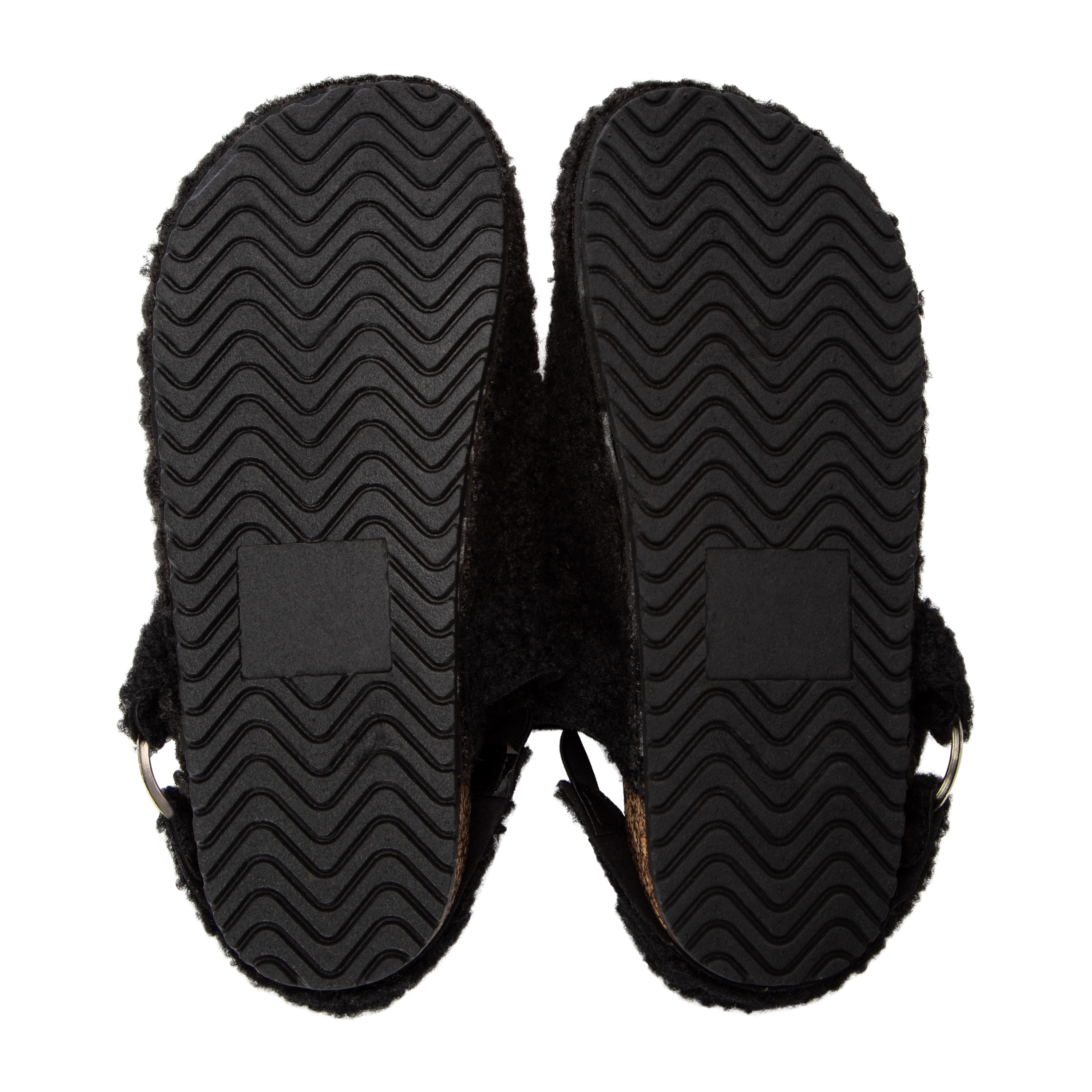 Sole Mates Sherpa Clog With Buckle