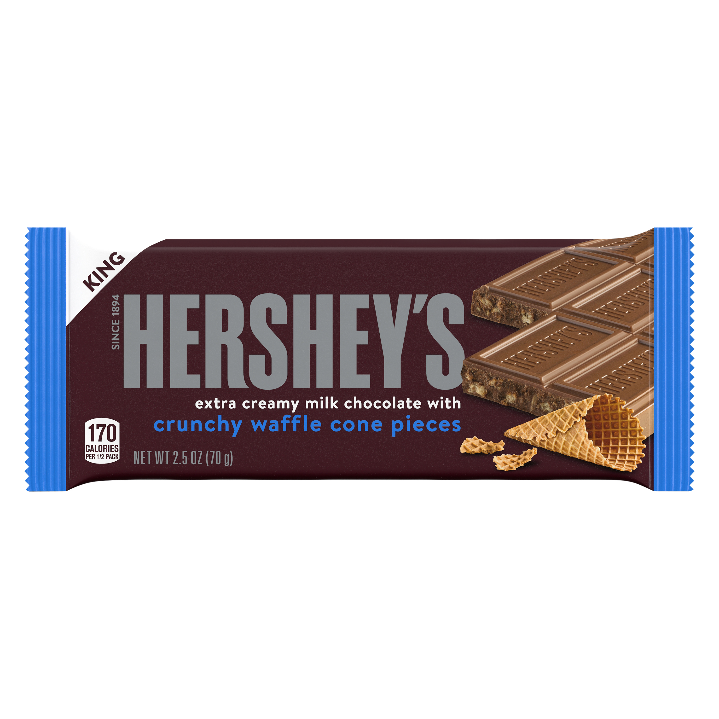 Hershey's Waffle Cone King Size Candy Bar 2.5oz