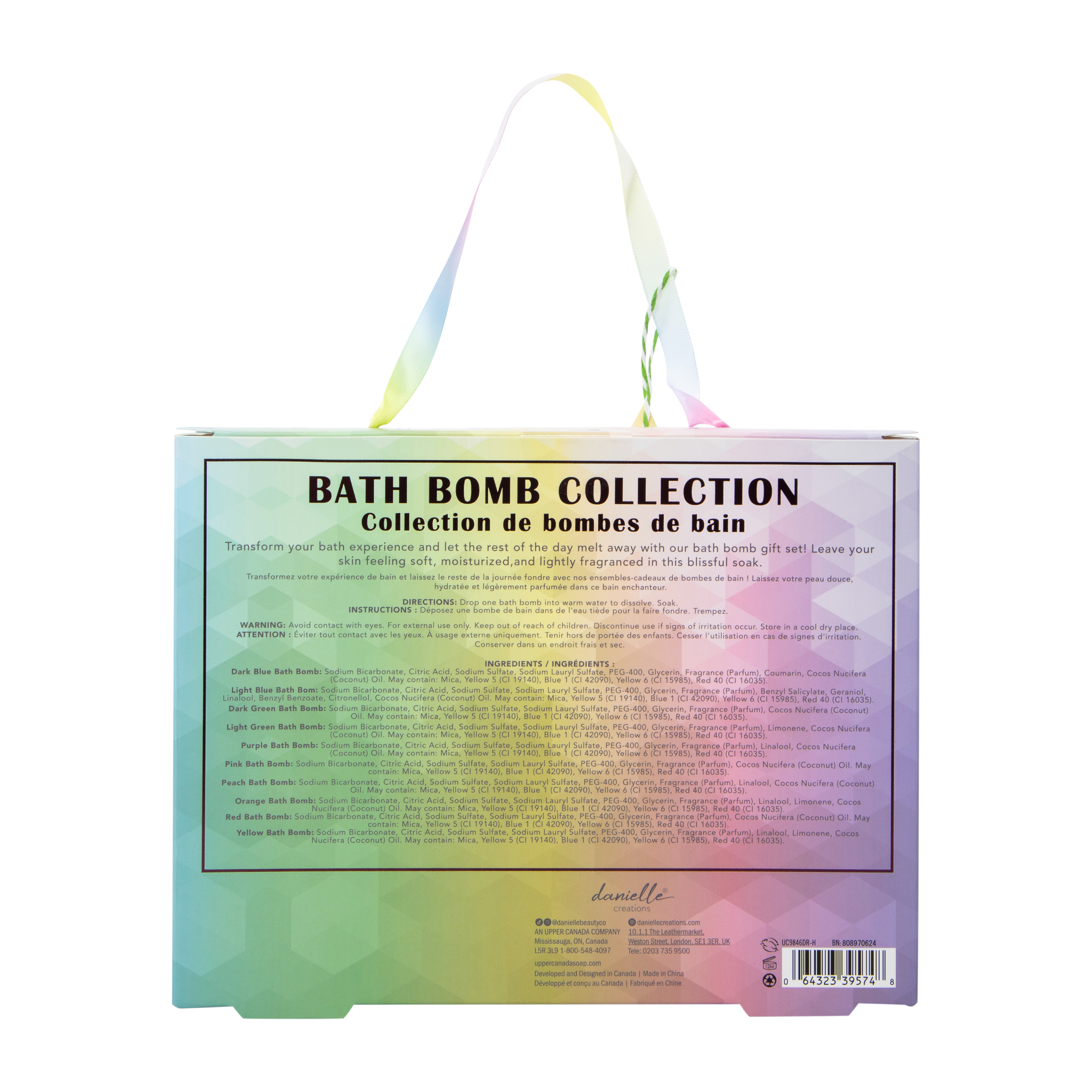 Danielle Creations® Bath Bomb Collection 10-Count 0.88oz