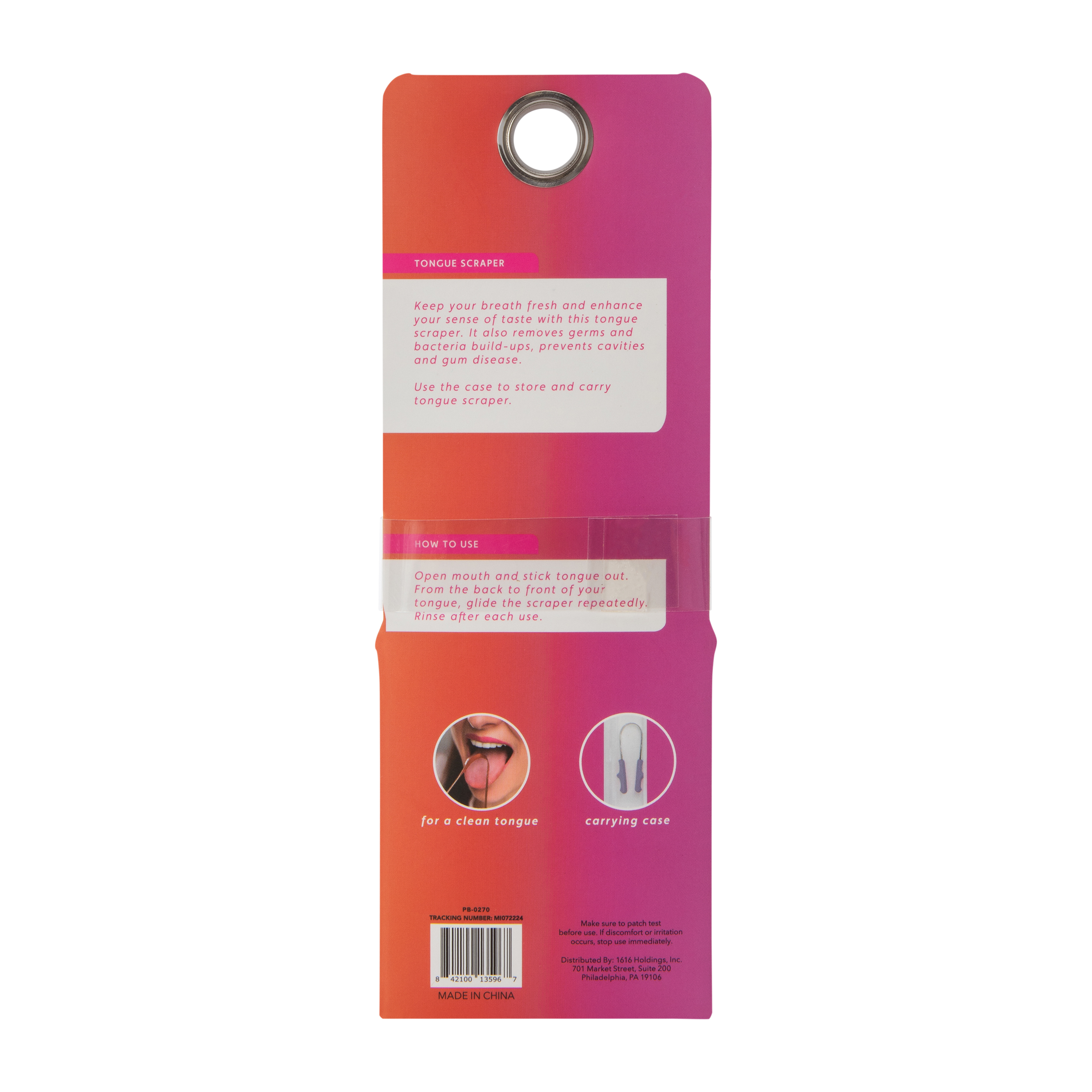 Tongue Scraper With Case