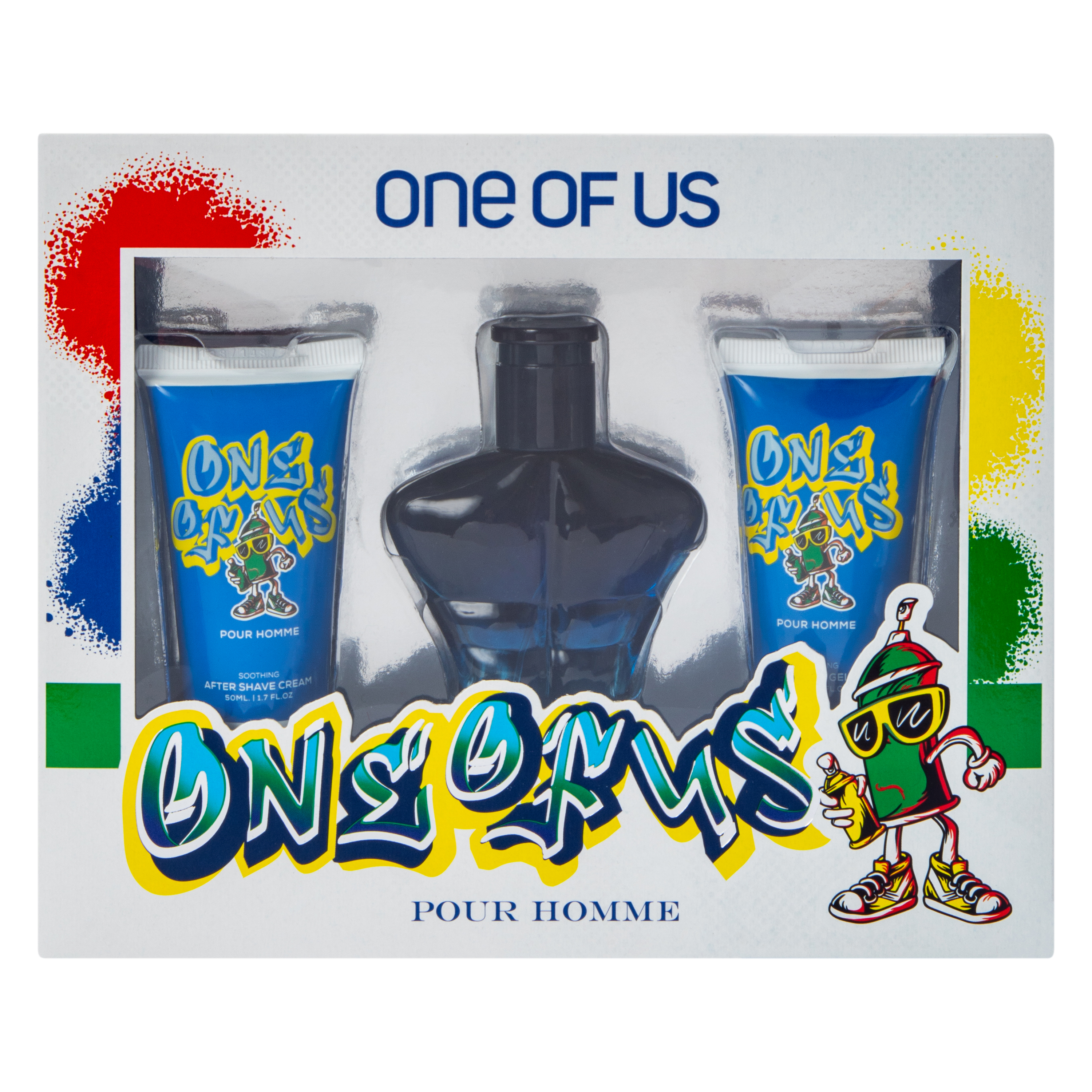Mens One Of Us Pour Homme Fragrance Gift Set 3-Piece