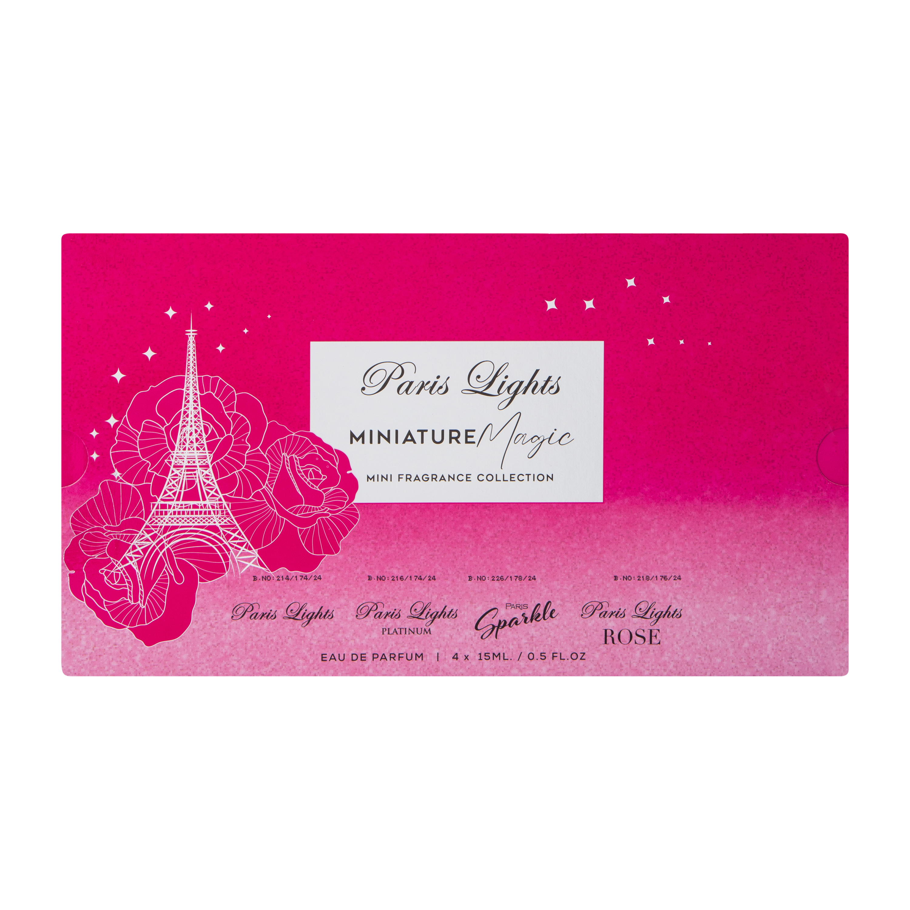 Paris Lights Miniature Magic Women's Mini Fragrance Collection 4-Set