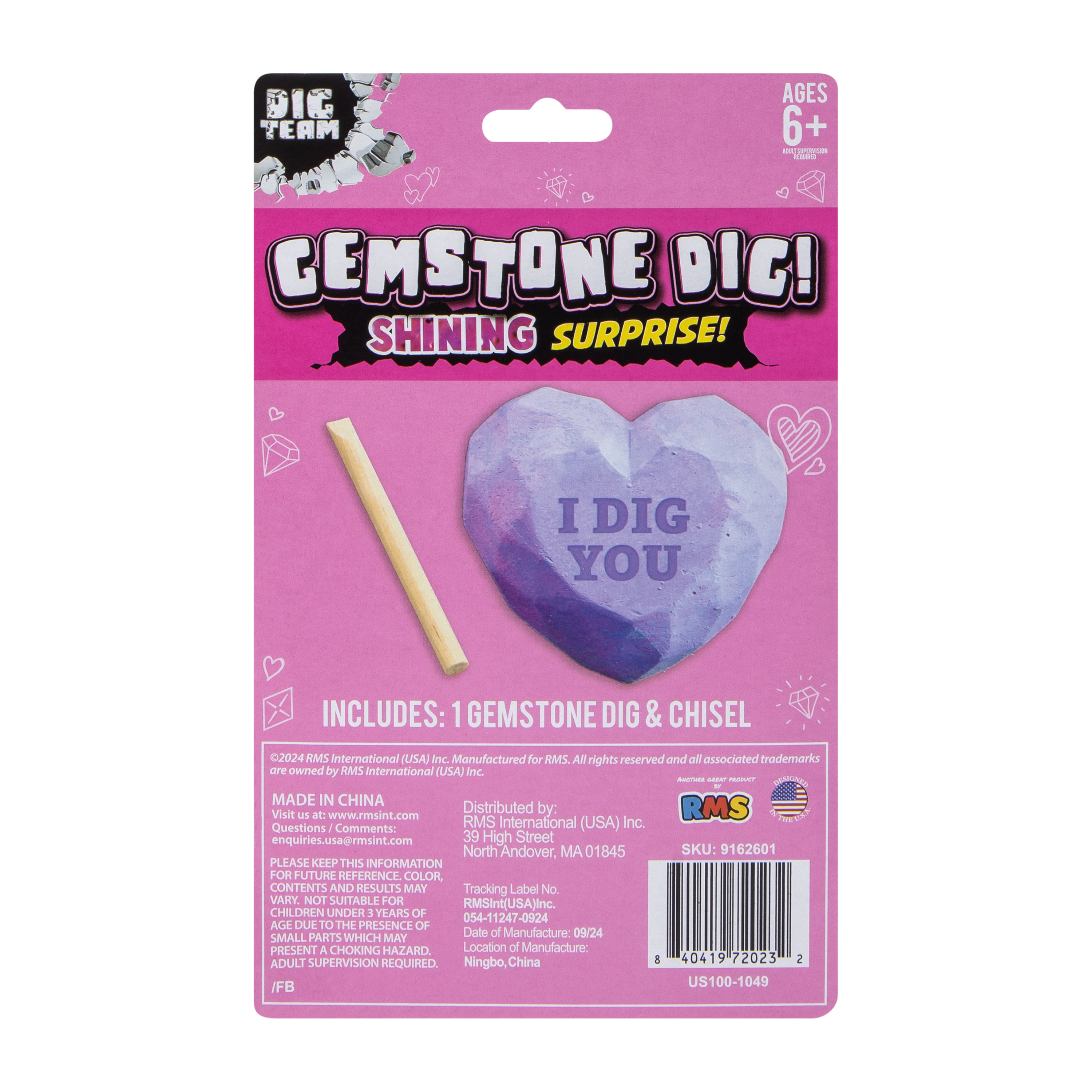 Dig Team® Valentine's Day Gemstone Dig!
