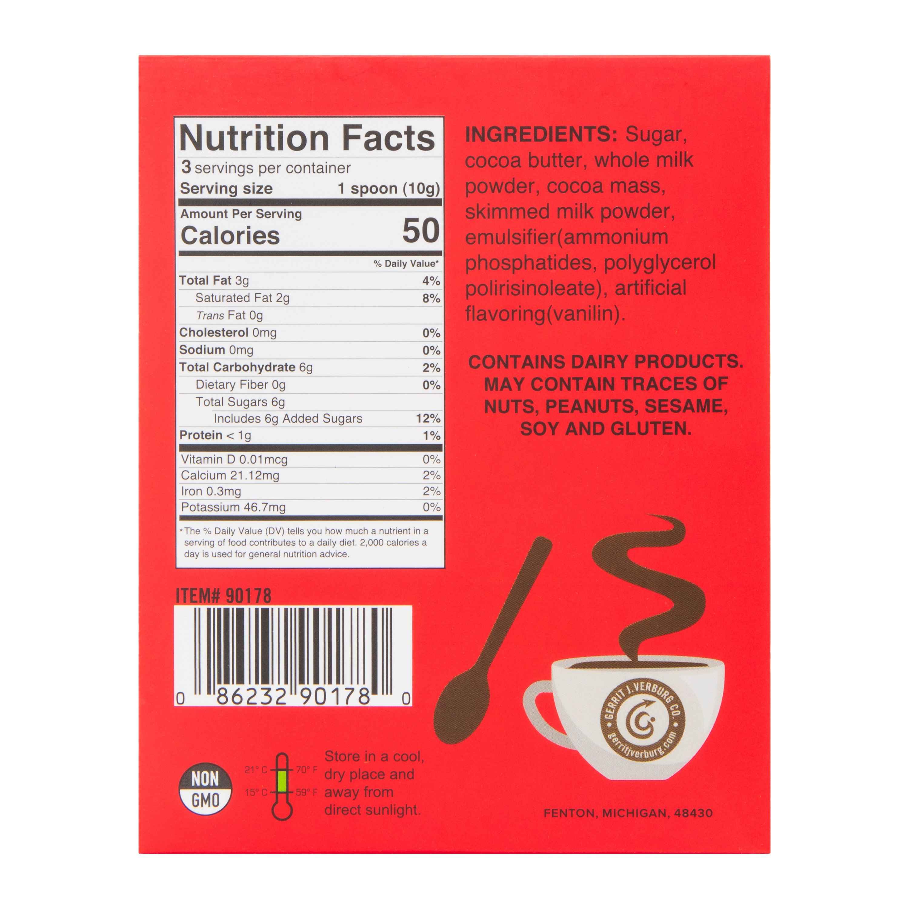 Fort Knox® Milk Chocolate Spoons 3-Piece 1.06oz