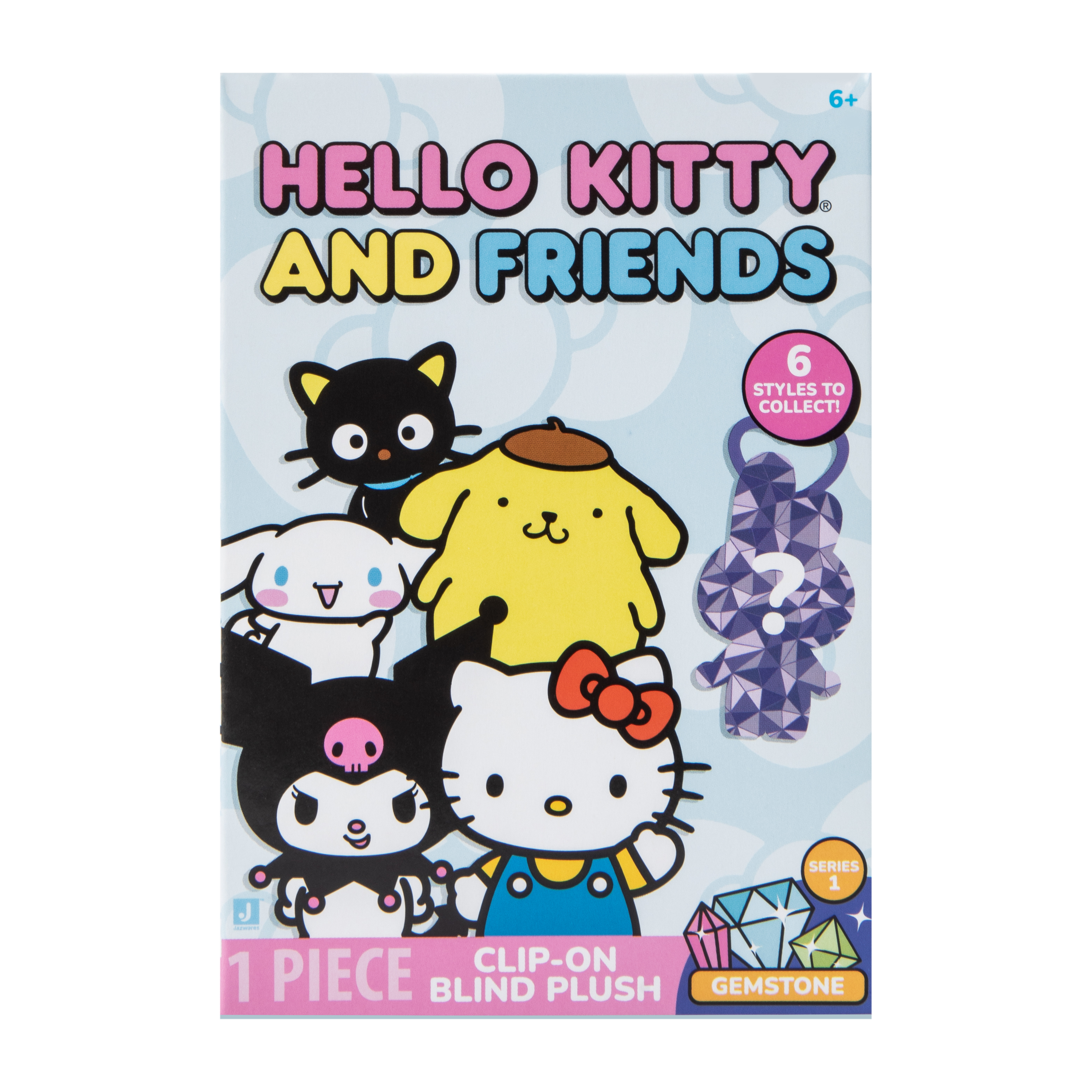 Hello Kitty And Friends® Clip-On Blind Plush (Styles May Vary