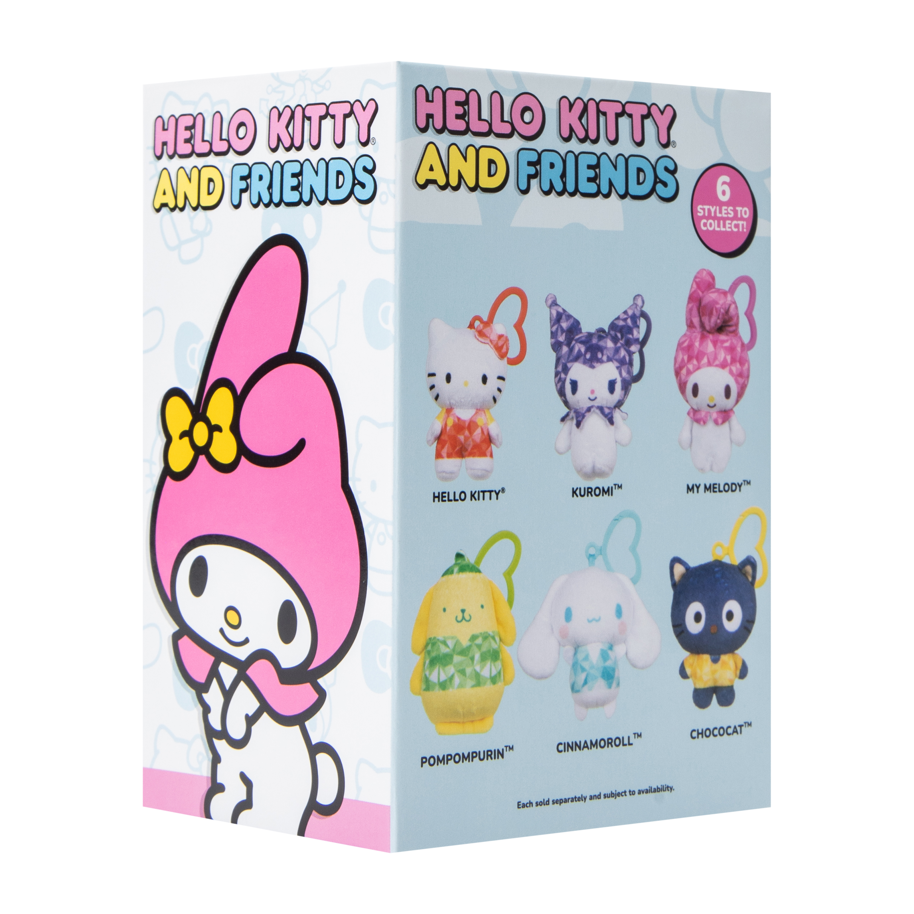 Hello Kitty And Friends® Clip-On Blind Plush (Styles May Vary