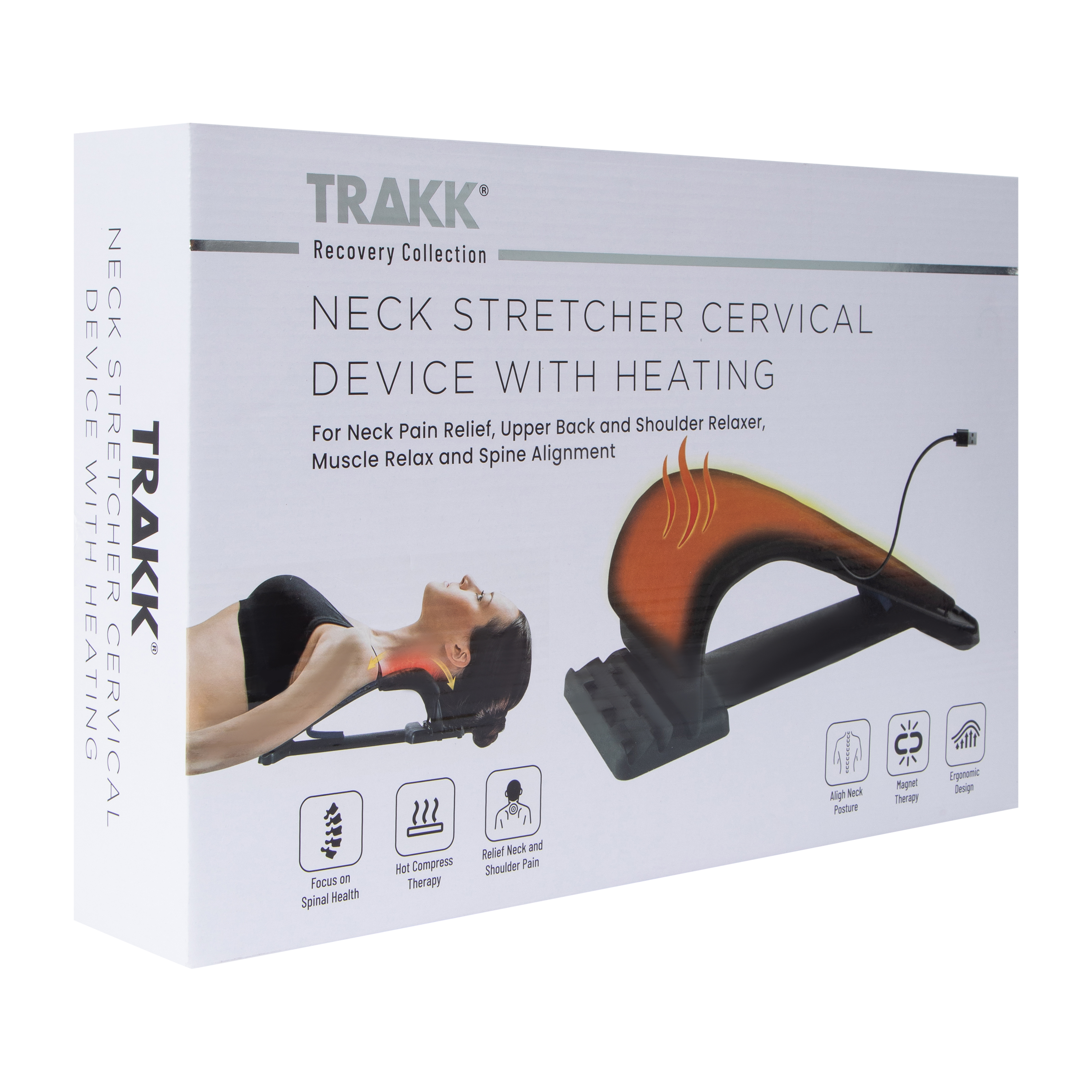Trakk® Neck Stretcher Cervical  Device With Heating