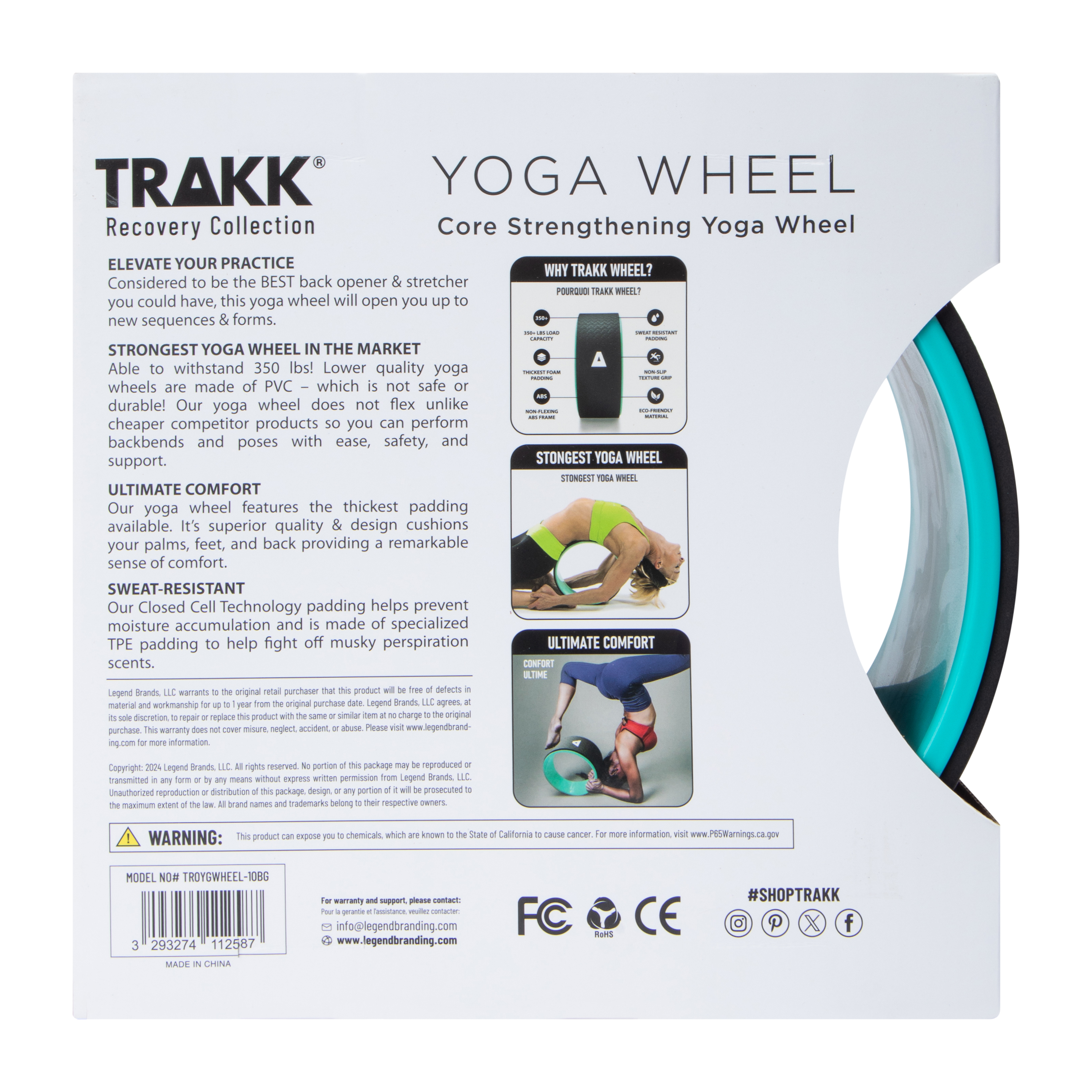 Trakk® Yoga Wheel