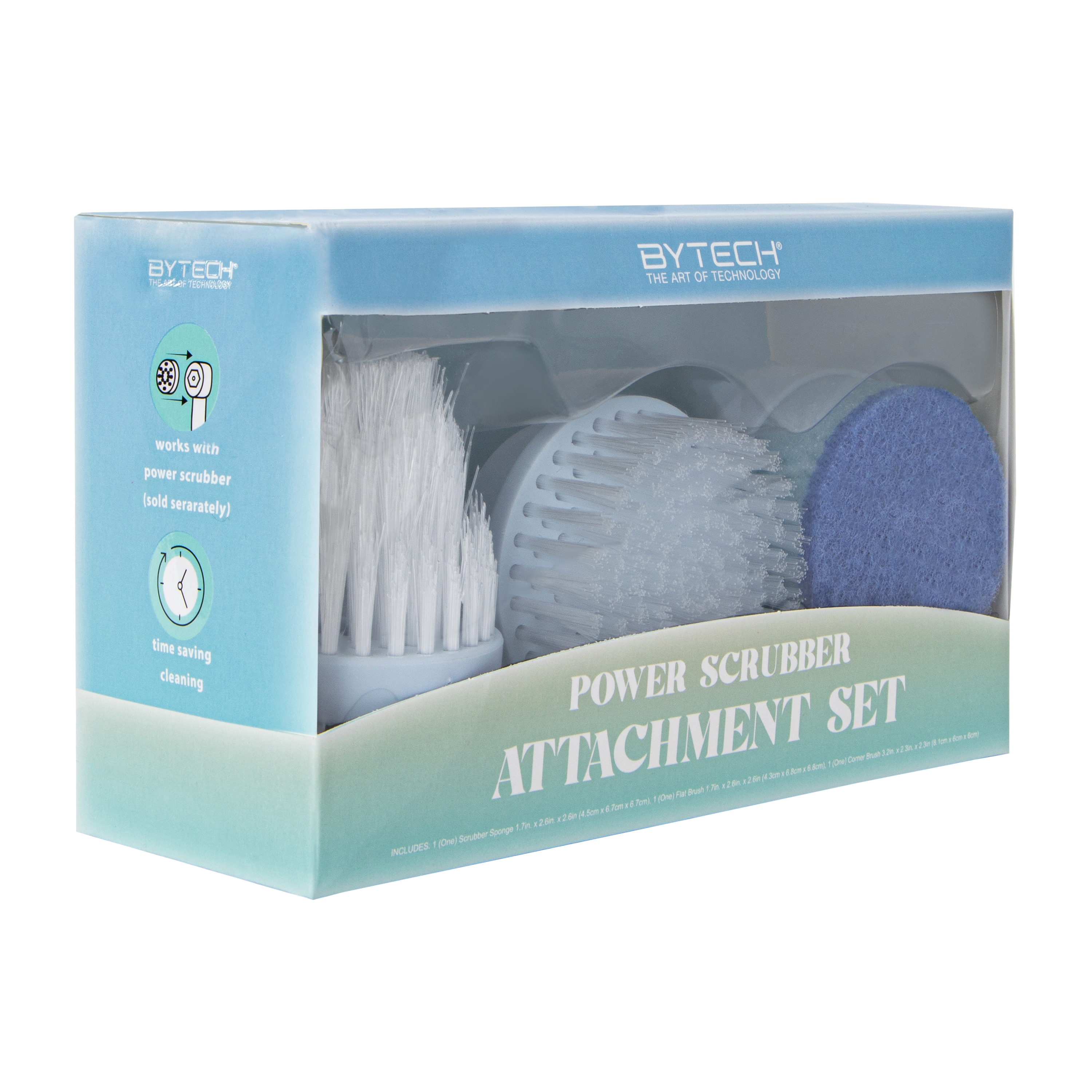 Power Scrubber Attachment Set