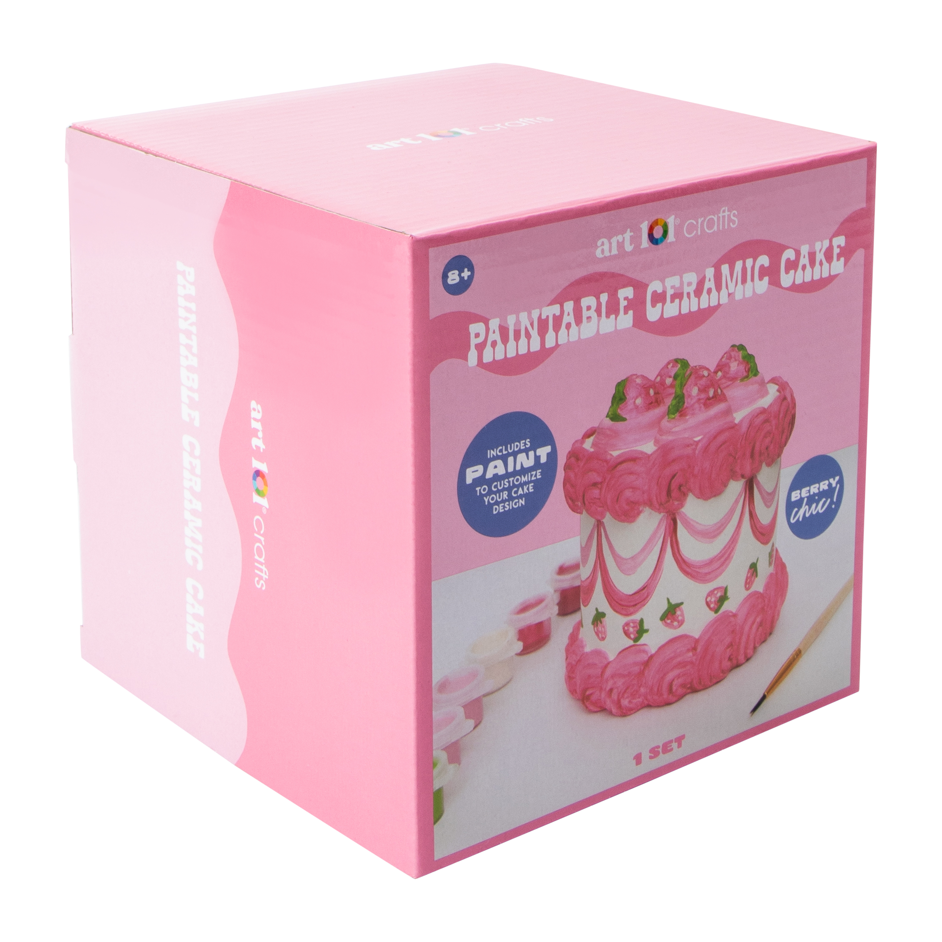 Art 101® Crafts Paintable Ceramic Dessert Set