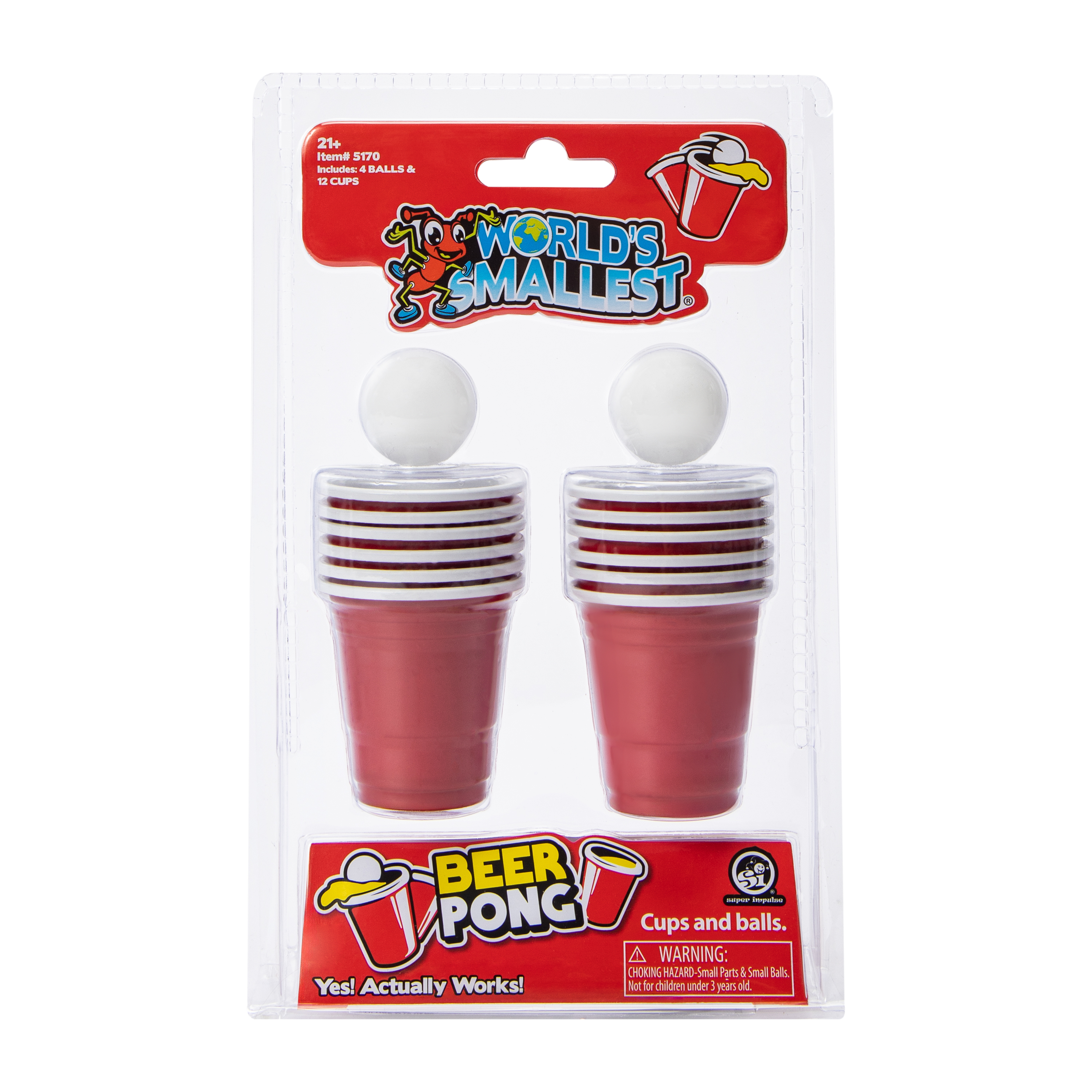 World's Smallest® Beer Pong Set
