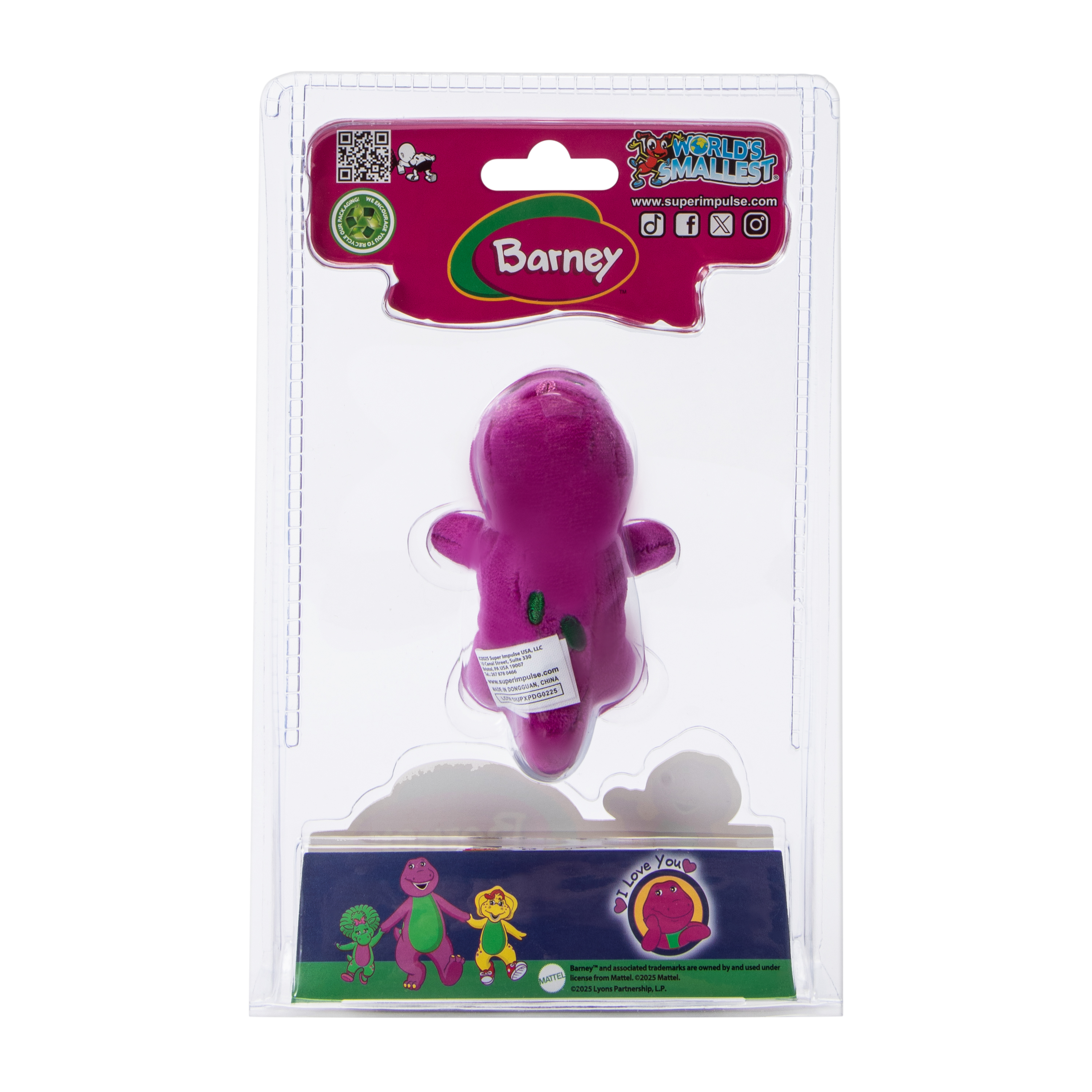 World's Smallest® Barney™ Plush Toy