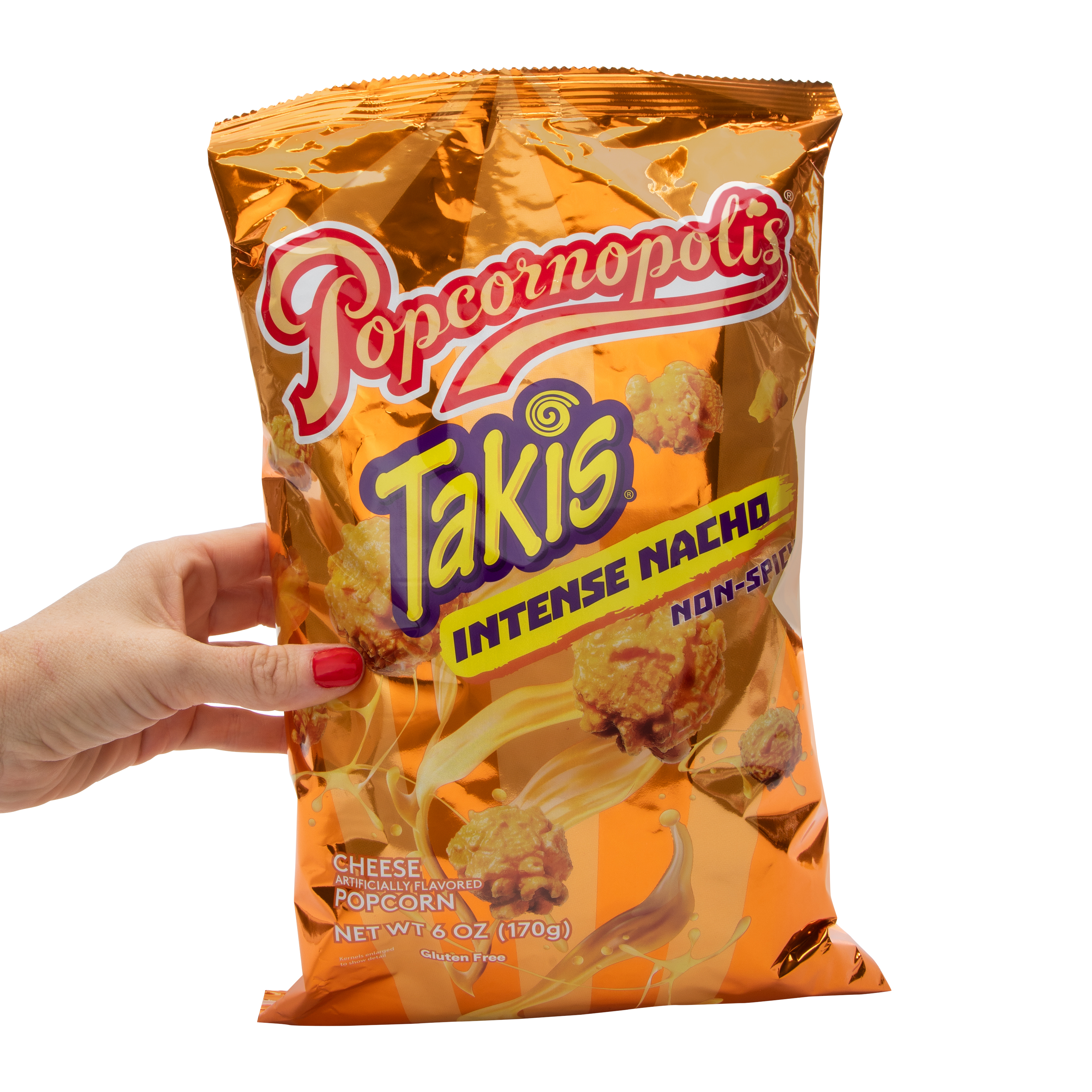 Popcornopolis® x Takis® Popcorn 6oz - Non-Spicy Intense Nacho