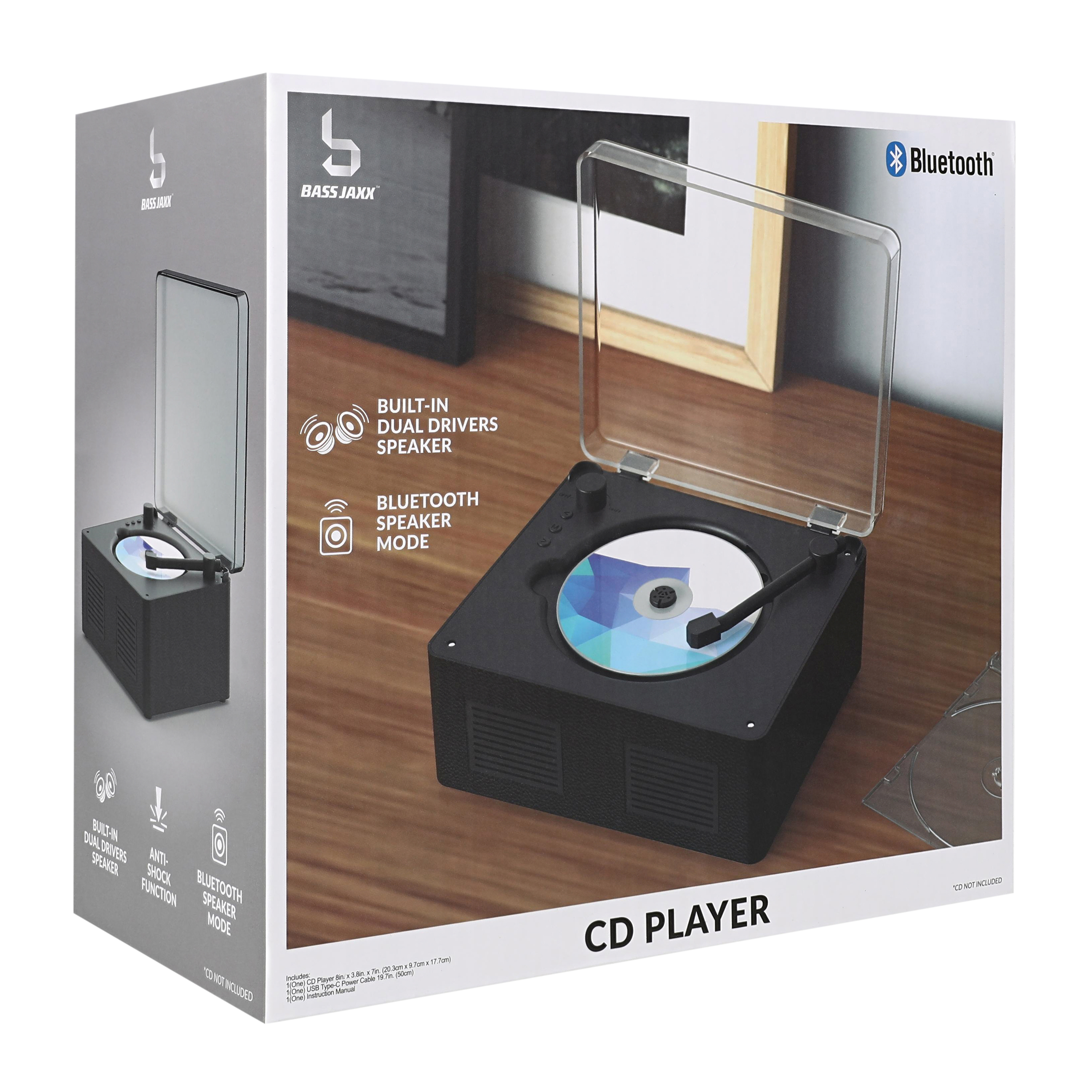 Bass Jaxx™ CD Player With Bluetooth® Compatibility