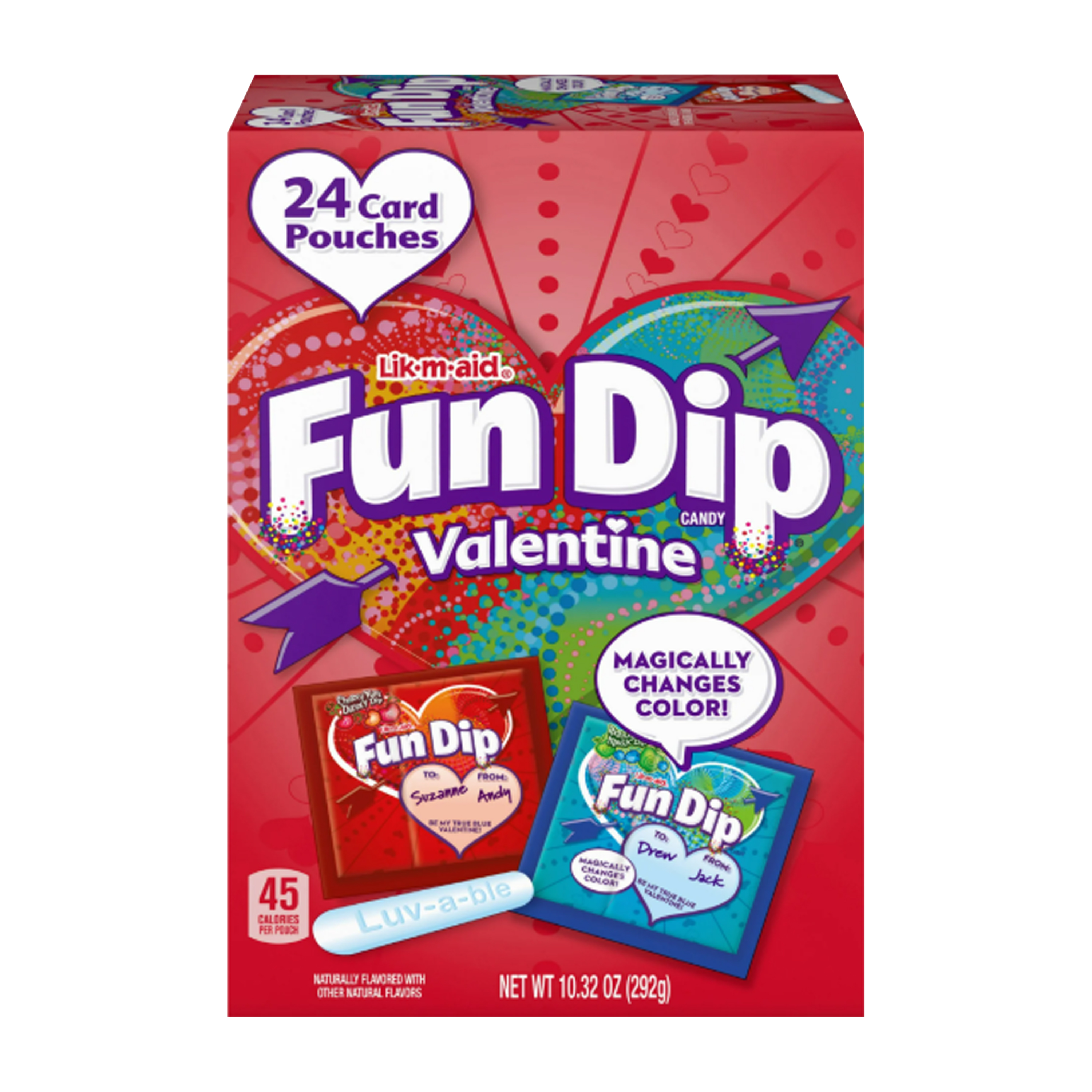 Lik-M-Aid® Valentine Fun Dip Candy 8.6oz