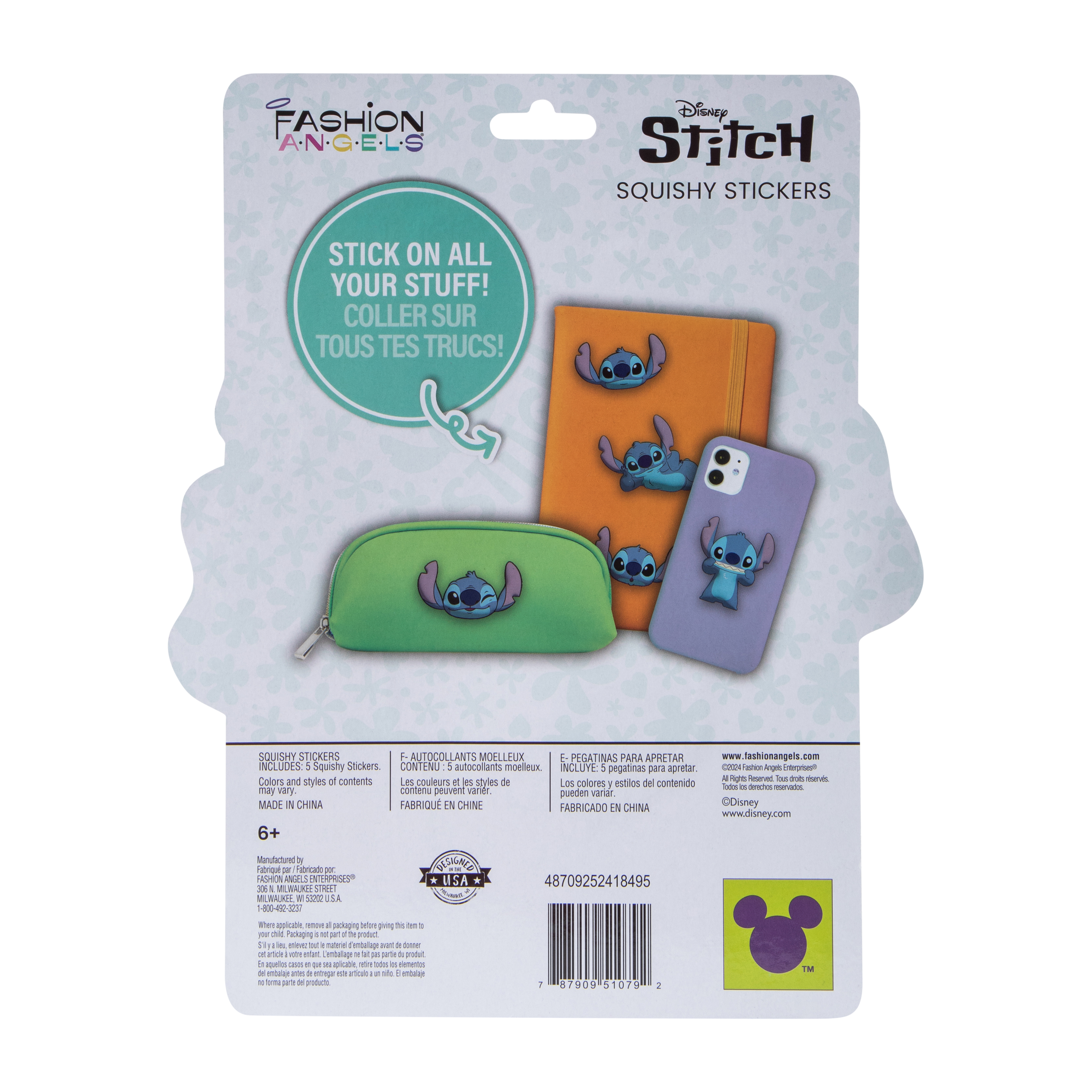 Disney Stitch Squishy Stickers