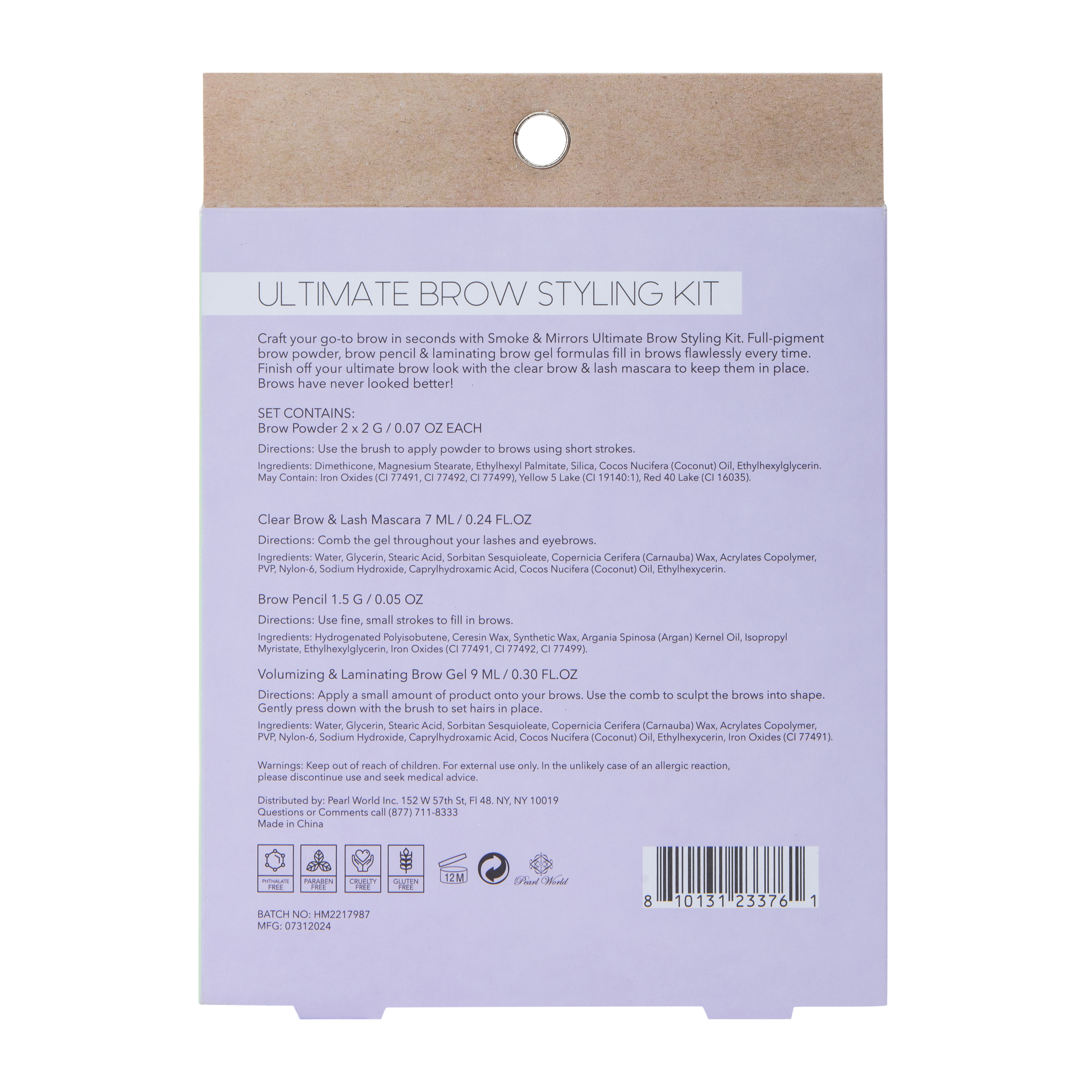 Smoke & Mirrors Ultimate Brow Styling Kit