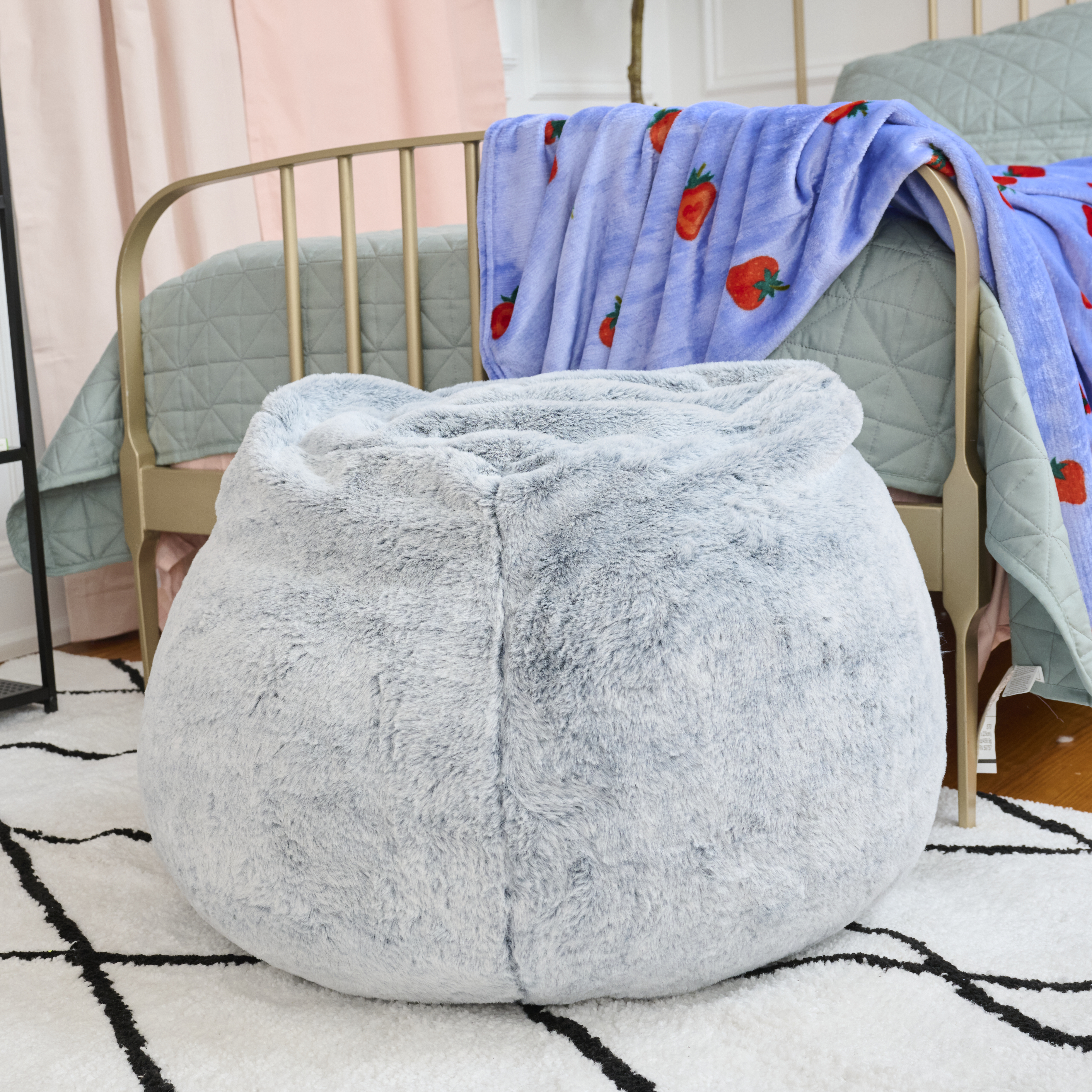 Faux Fur Bean Bag