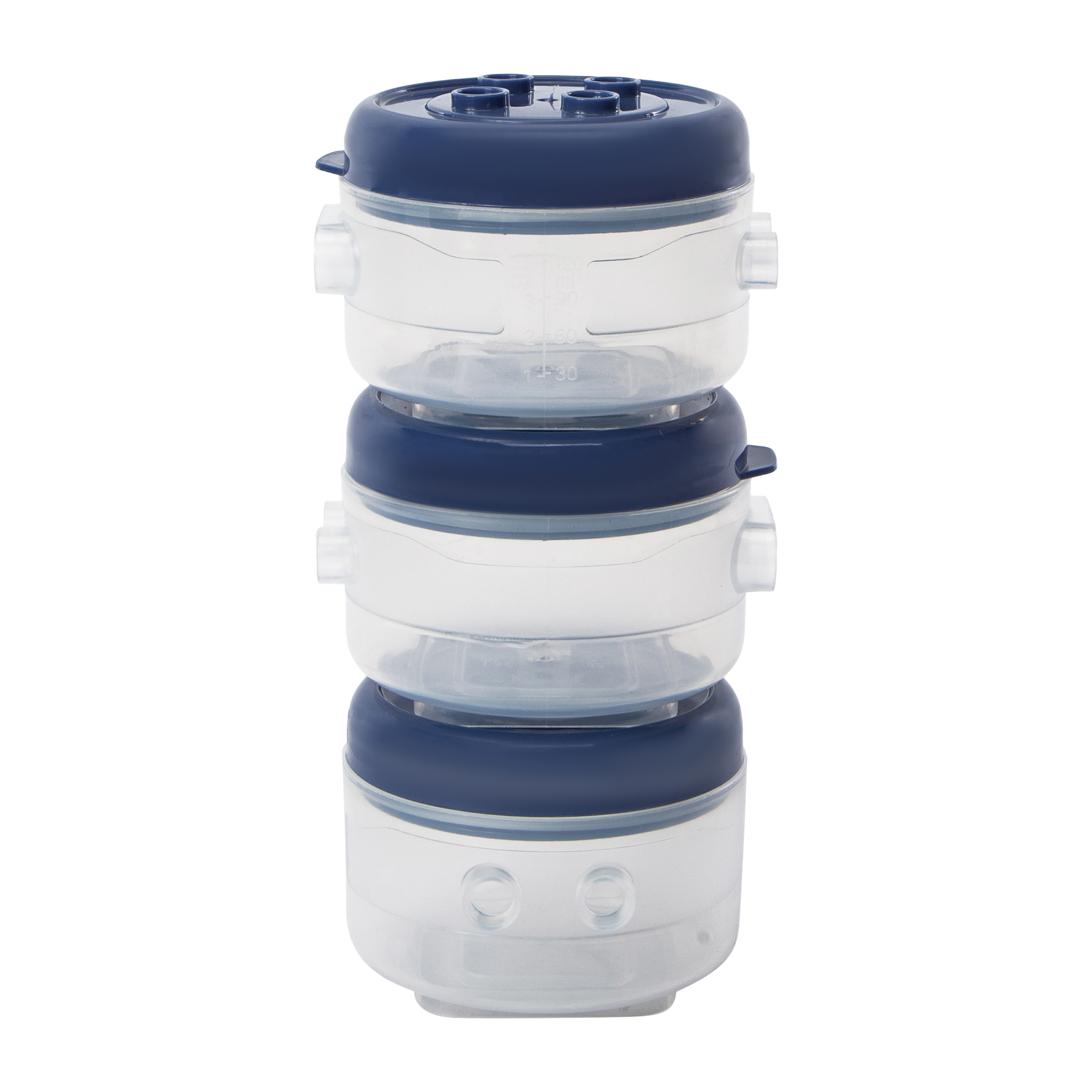 Stackable Food Storage Containers 3-Pack