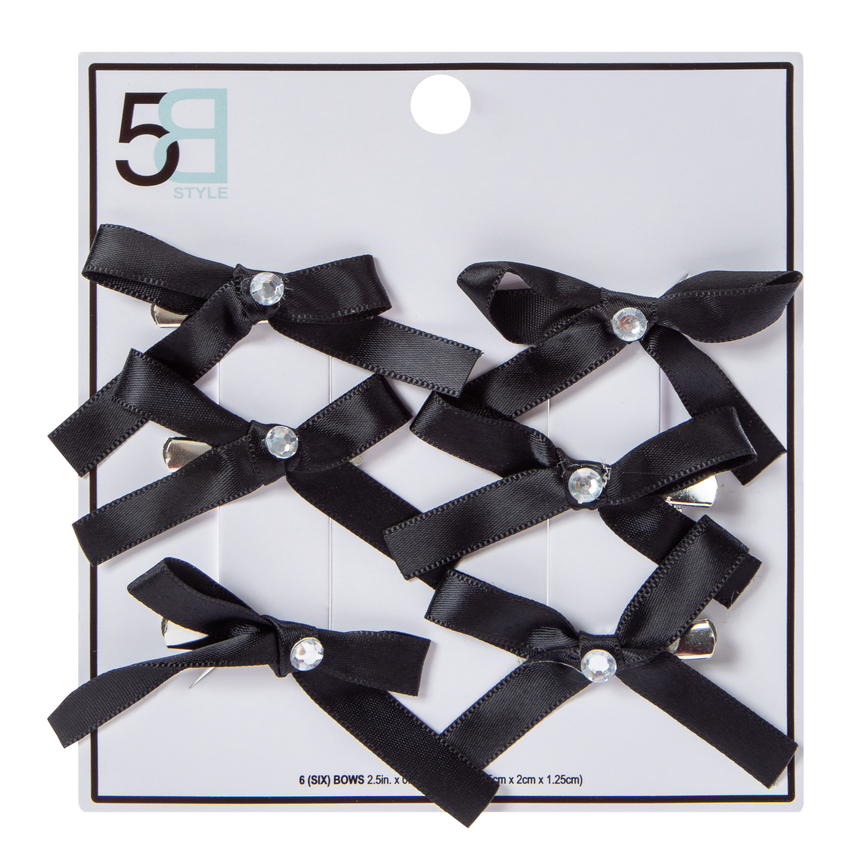 Mini Bow Clips 6-Pack