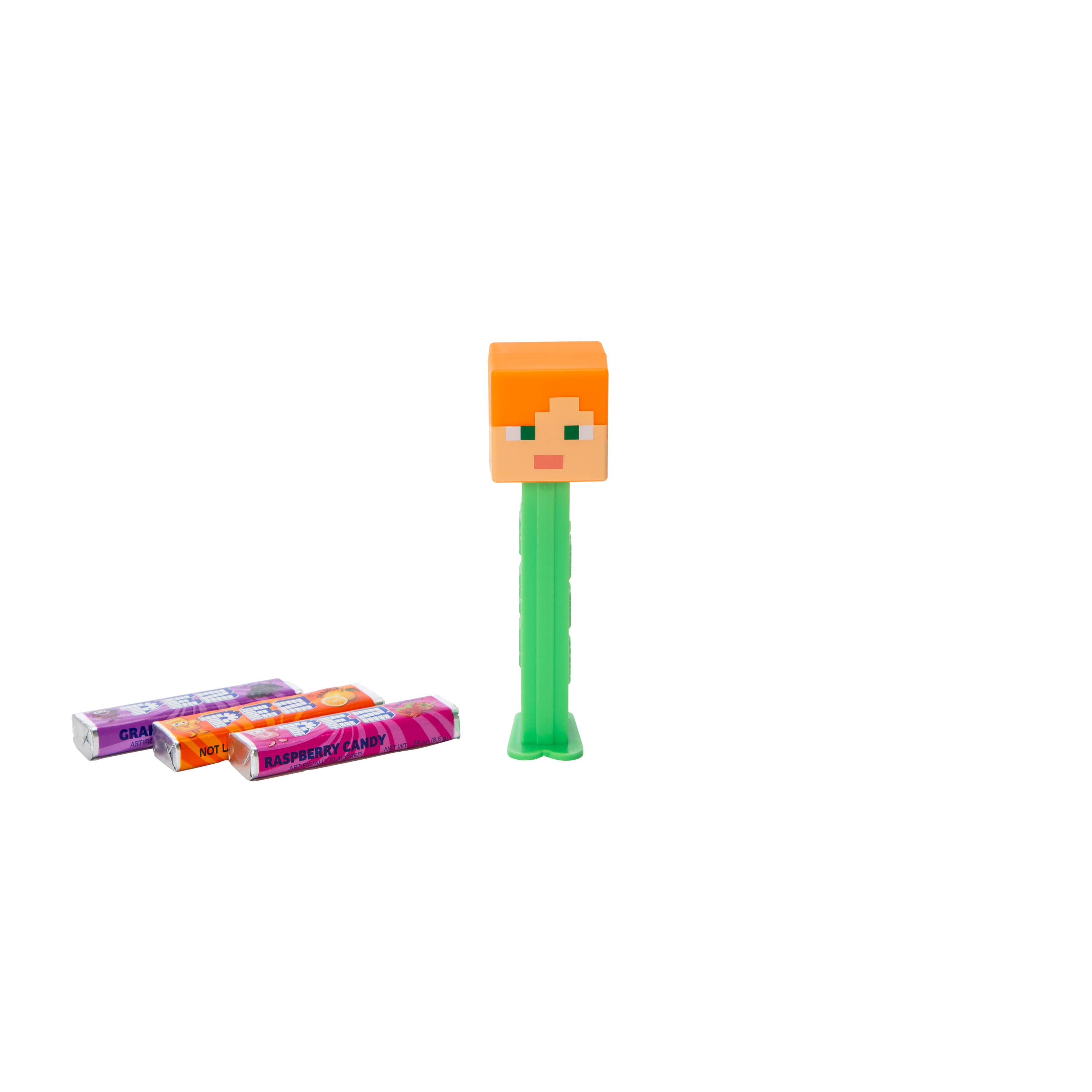 Minecraft PEZ Dispenser With Candies