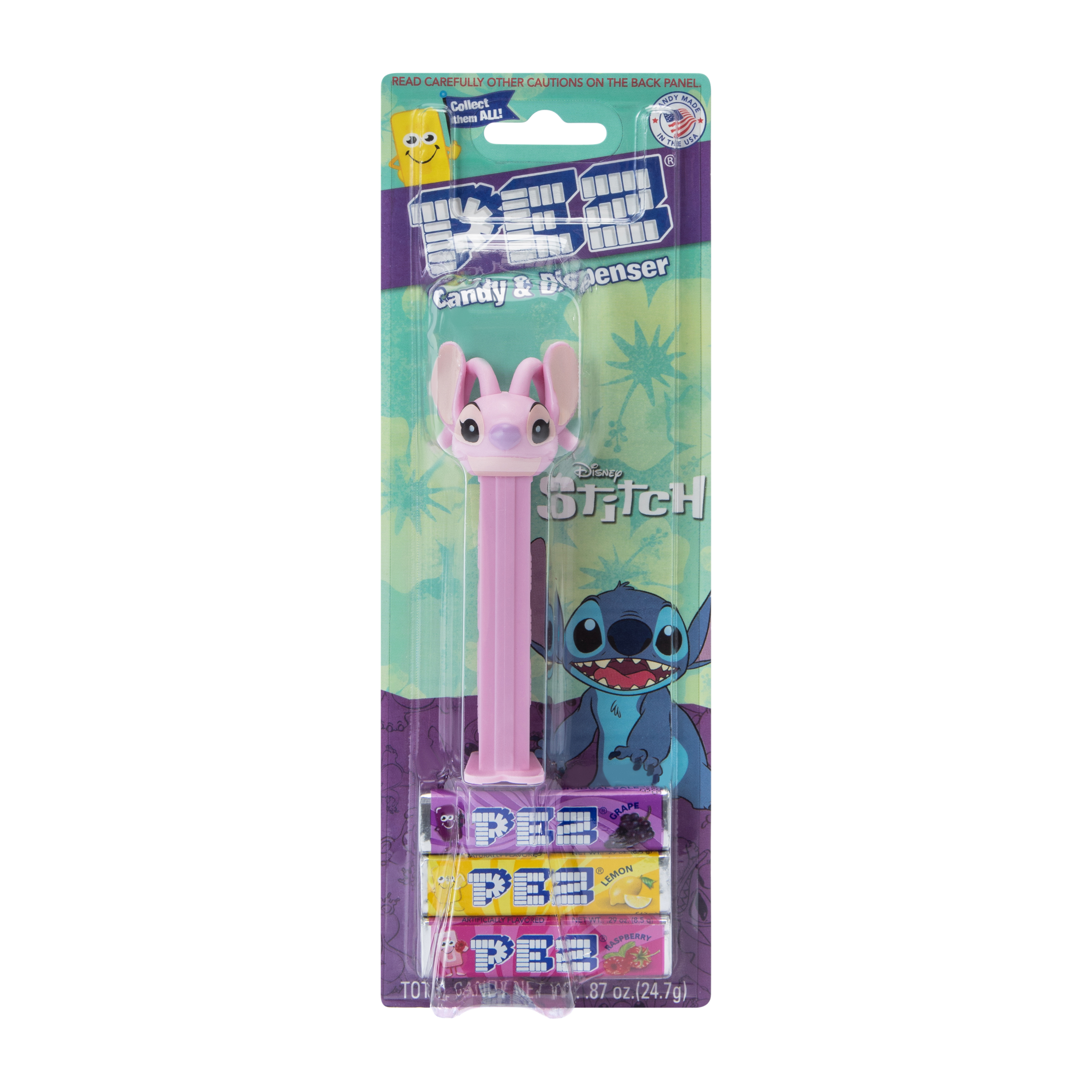 Pez® Disney Stitch Candy & Dispenser 0.87oz (Styles May Vary)