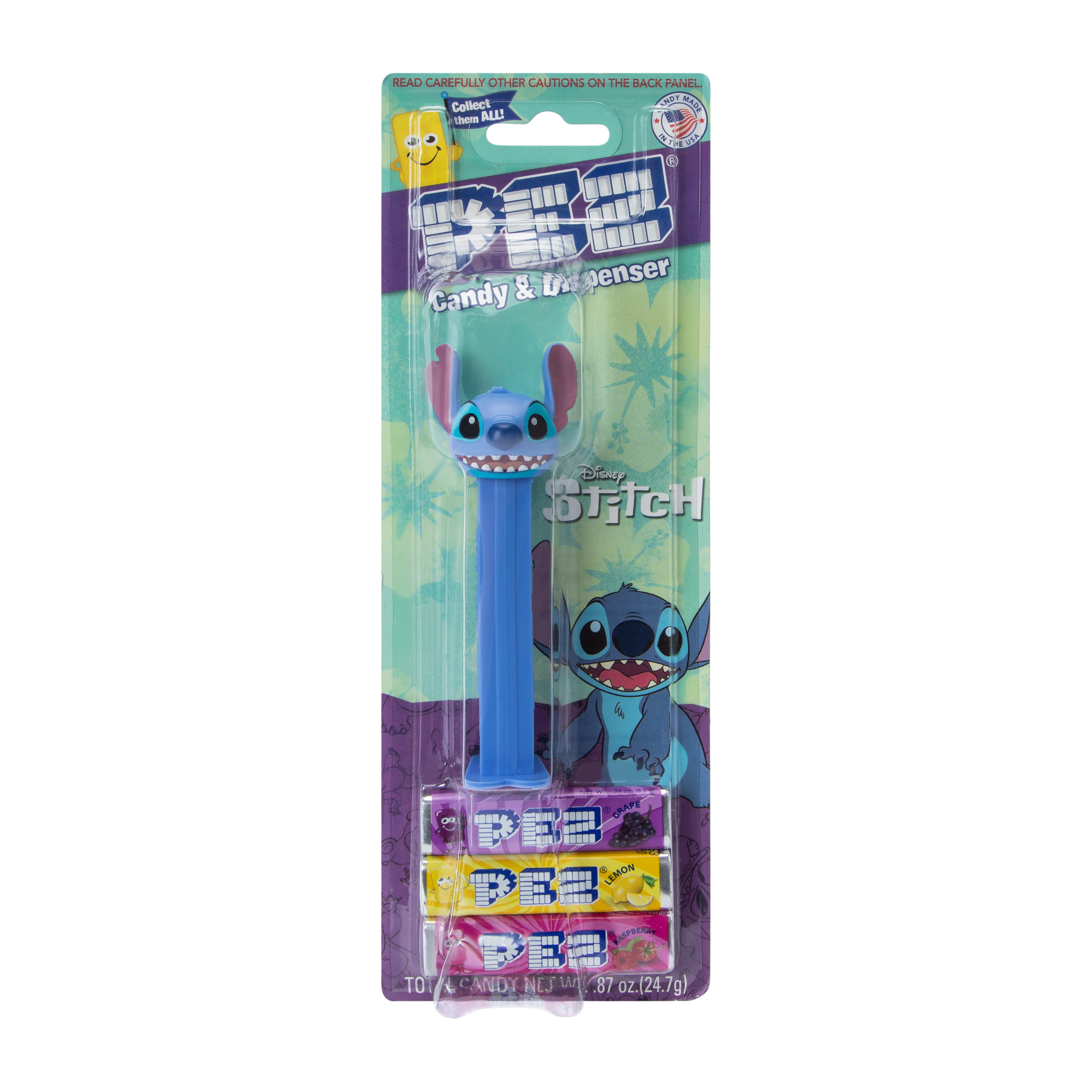 Pez® Disney Stitch Candy & Dispenser 0.87oz (Styles May Vary)