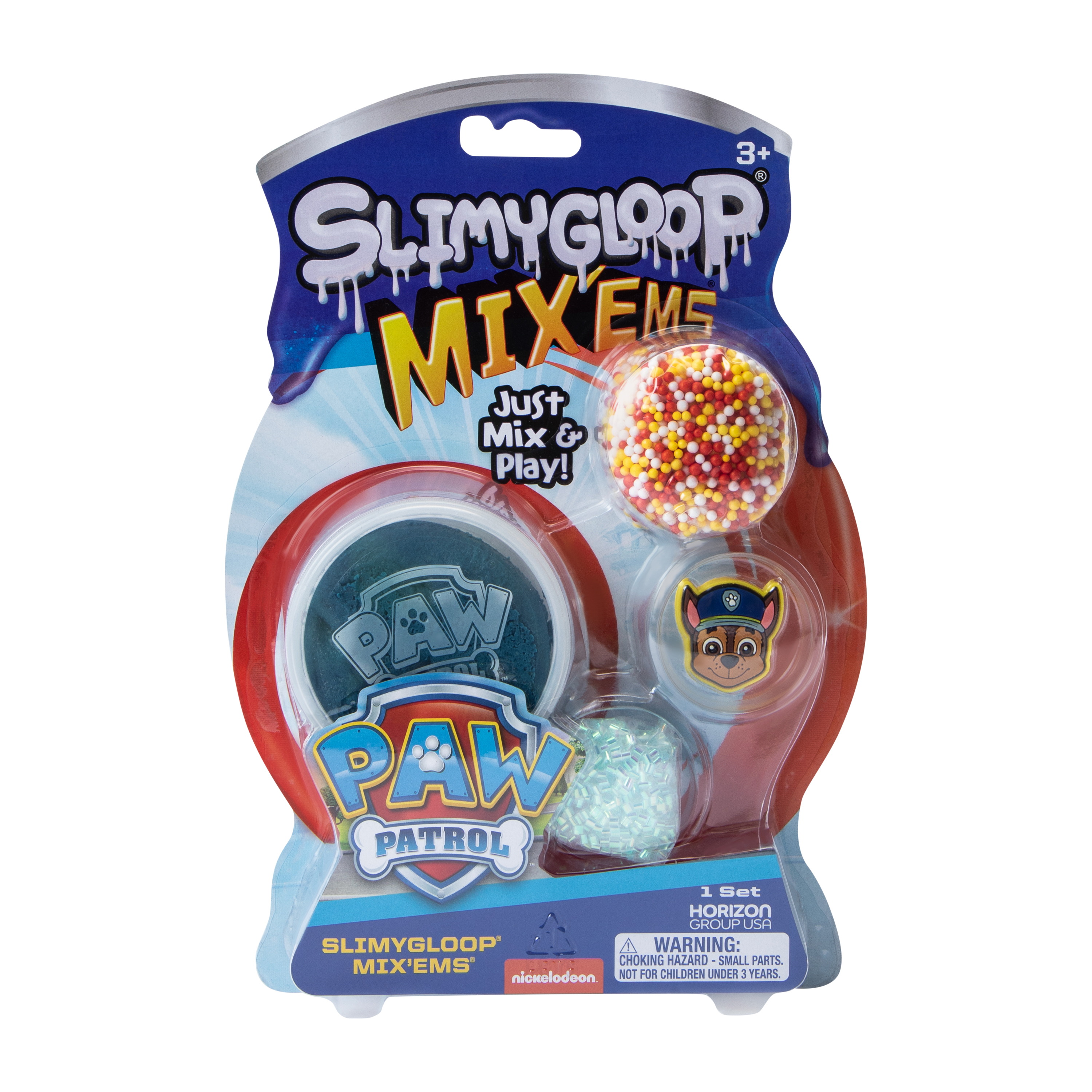 Slimygloop® Paw Patrol Mix'Ems® Scented Slime Set