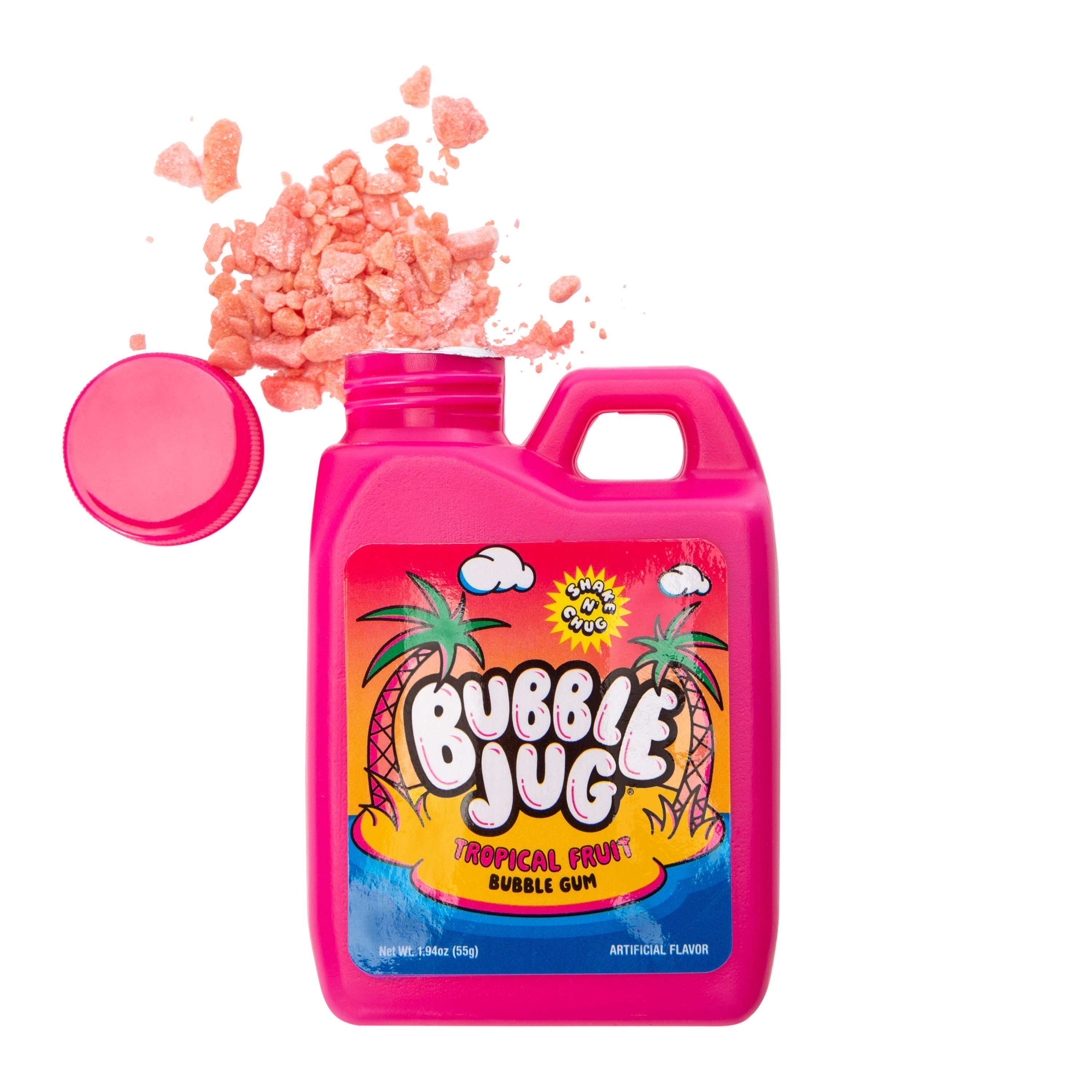 Bubble Jug® Tropical Fruit Bubble Gum 1.94oz
