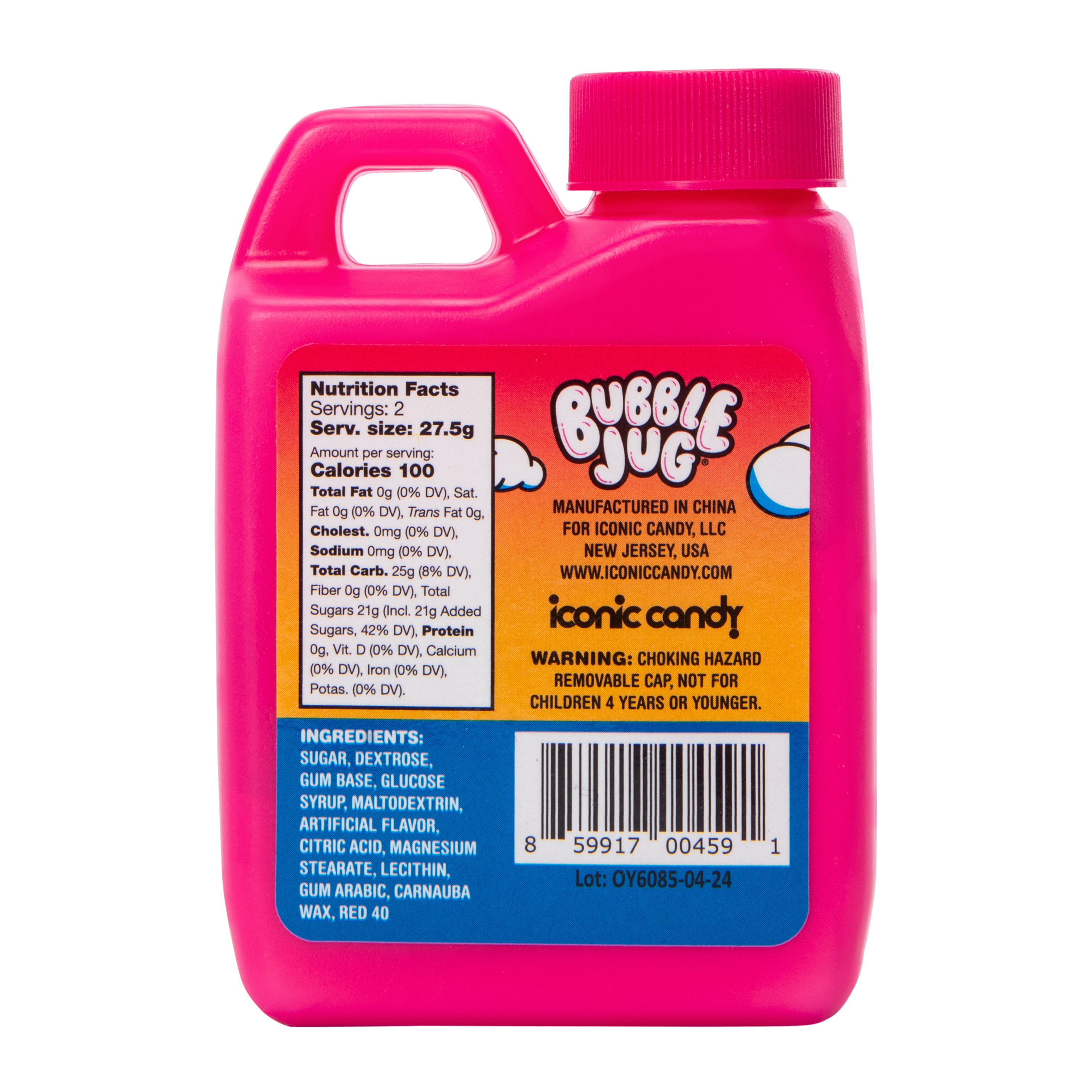 Bubble Jug® Tropical Fruit Bubble Gum 1.94oz