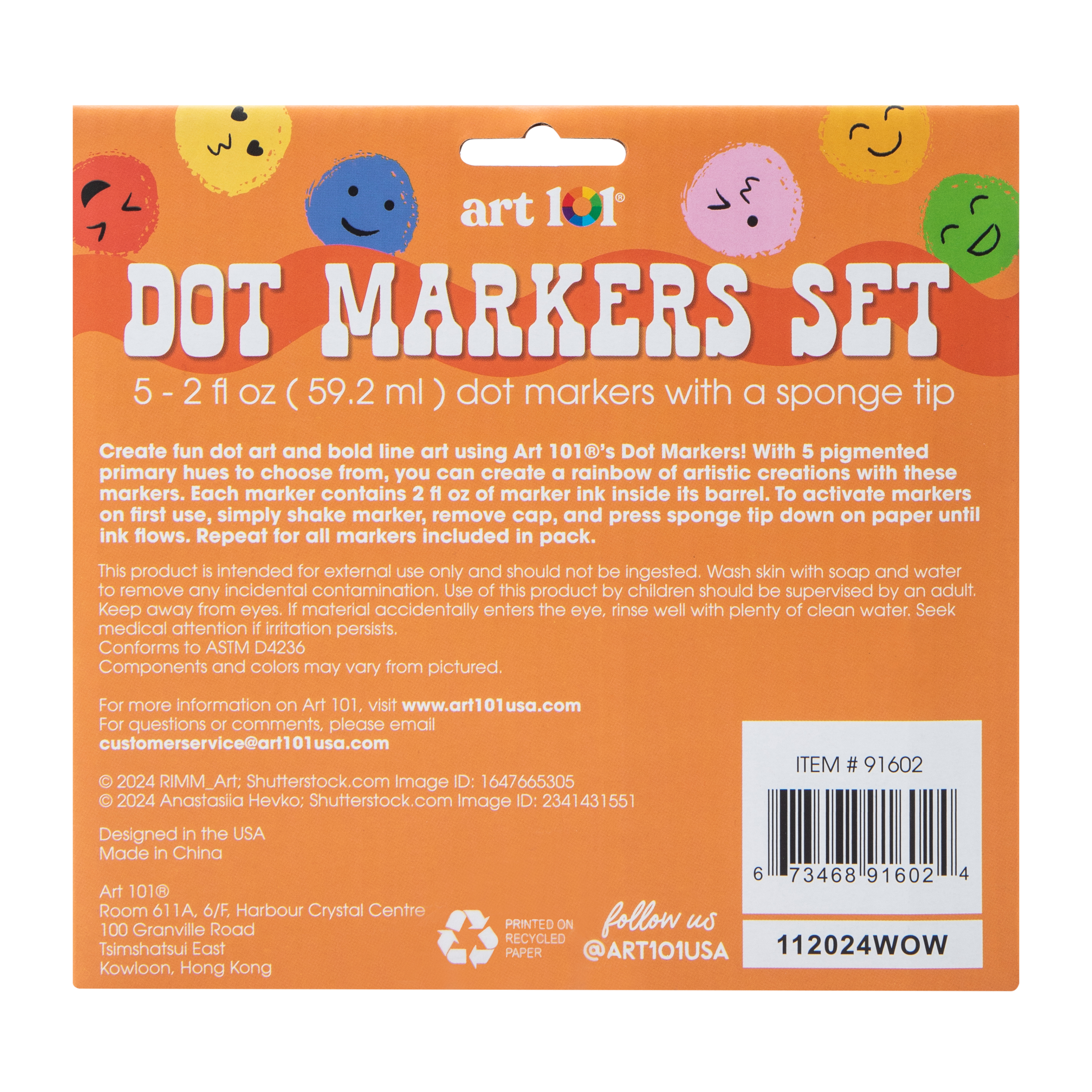 Art 101® Dot Markers Set