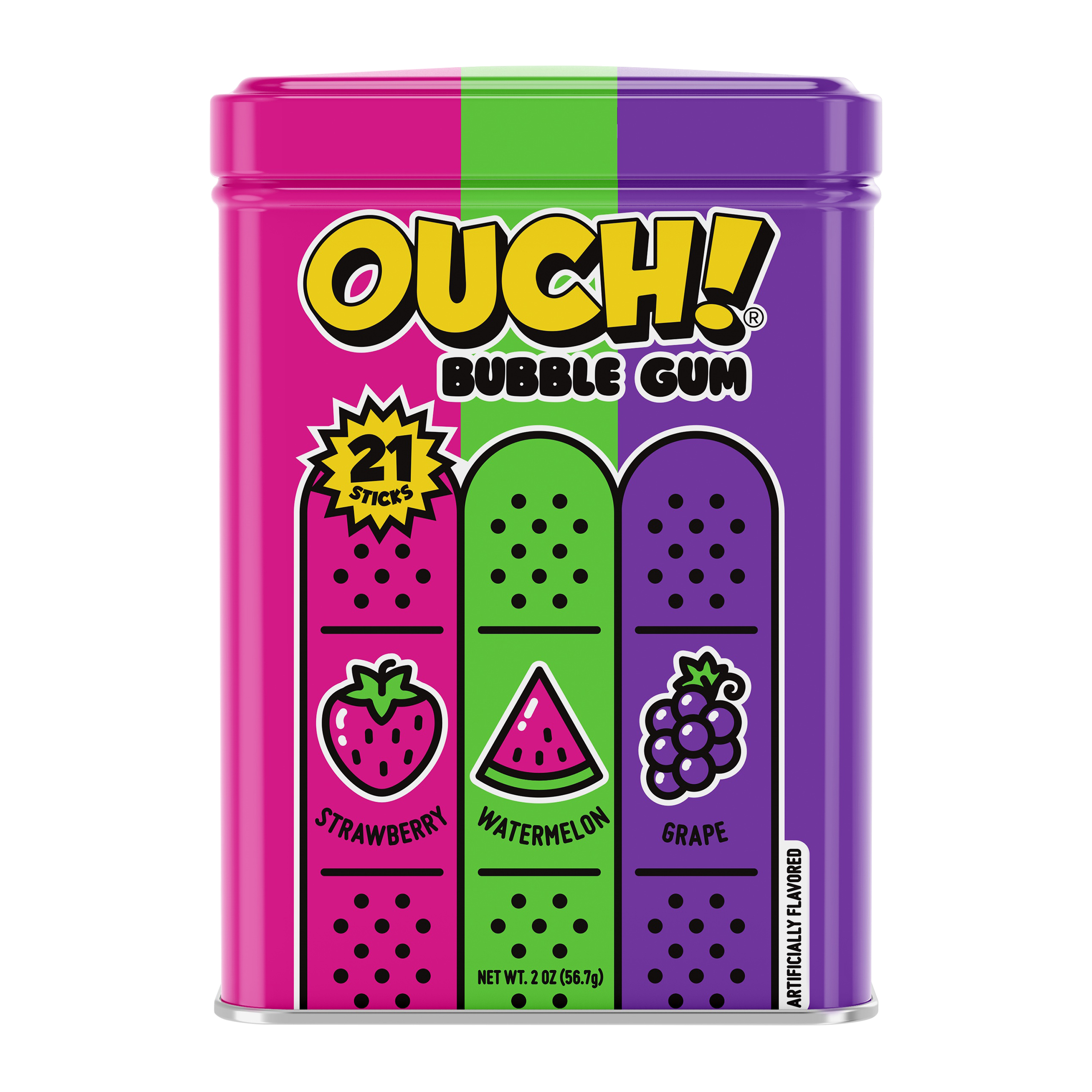 Ouch!® Bubble Gum 21-Count 2oz