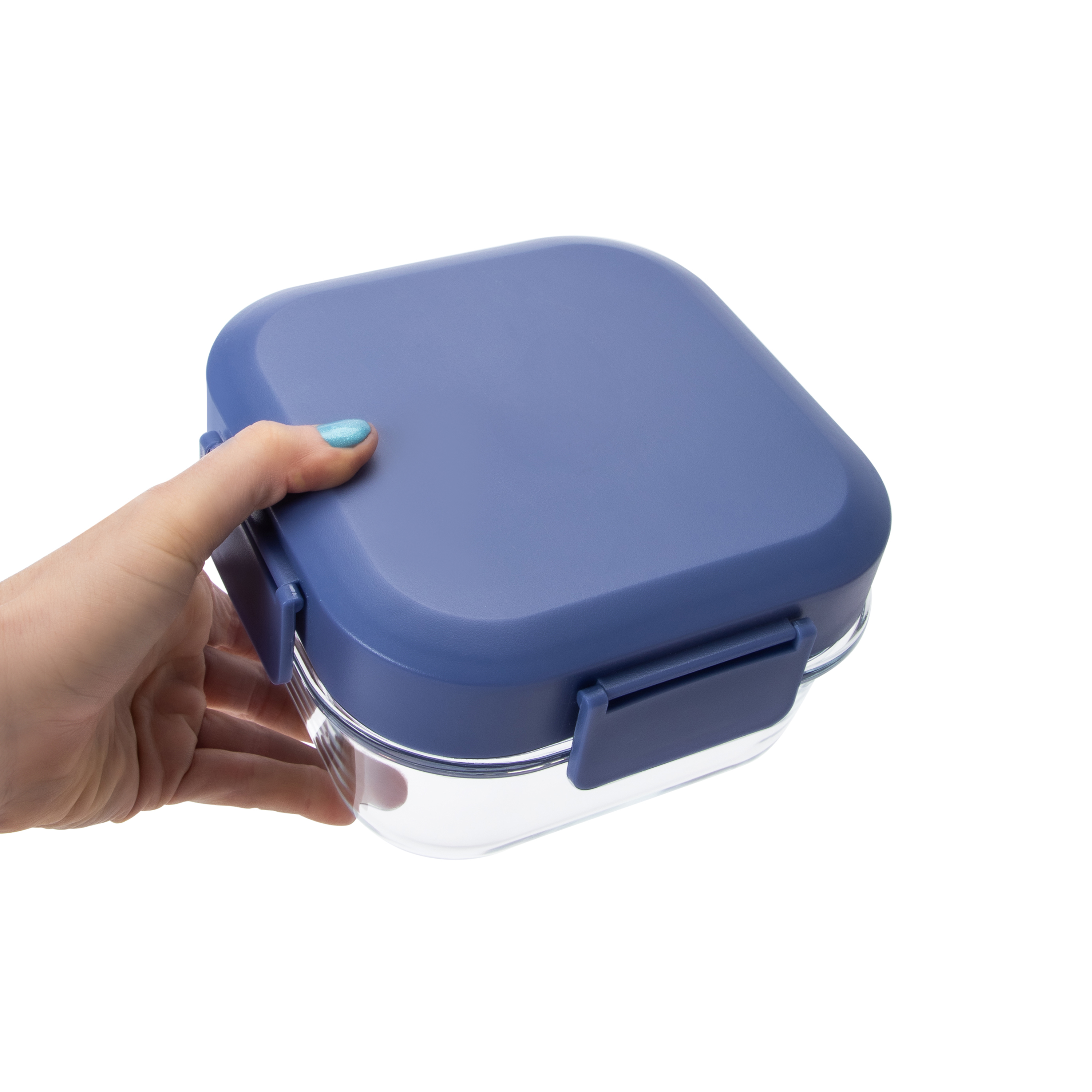 Glass Salad Container