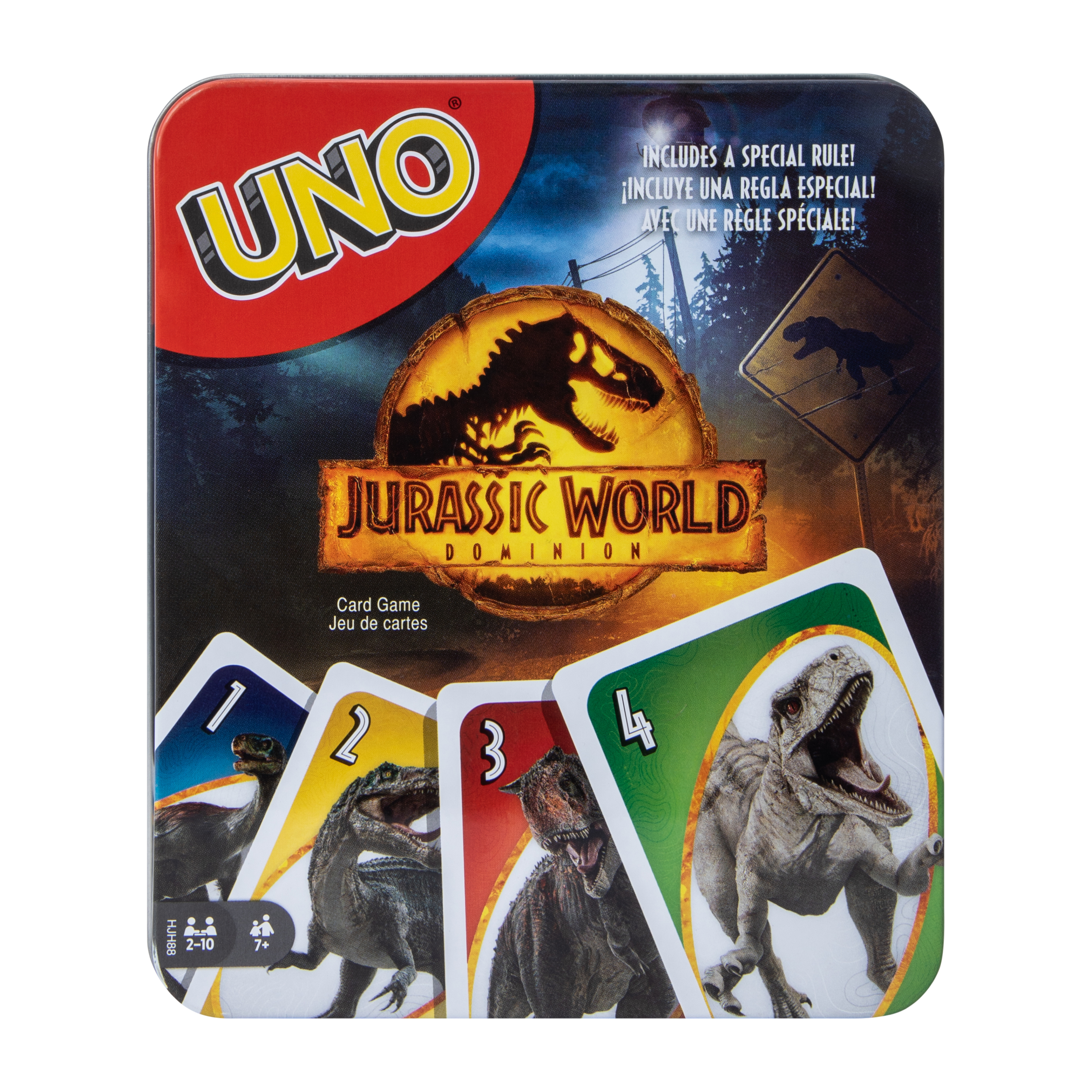 Uno® Jurassic World Dominion Playing Cards Tin