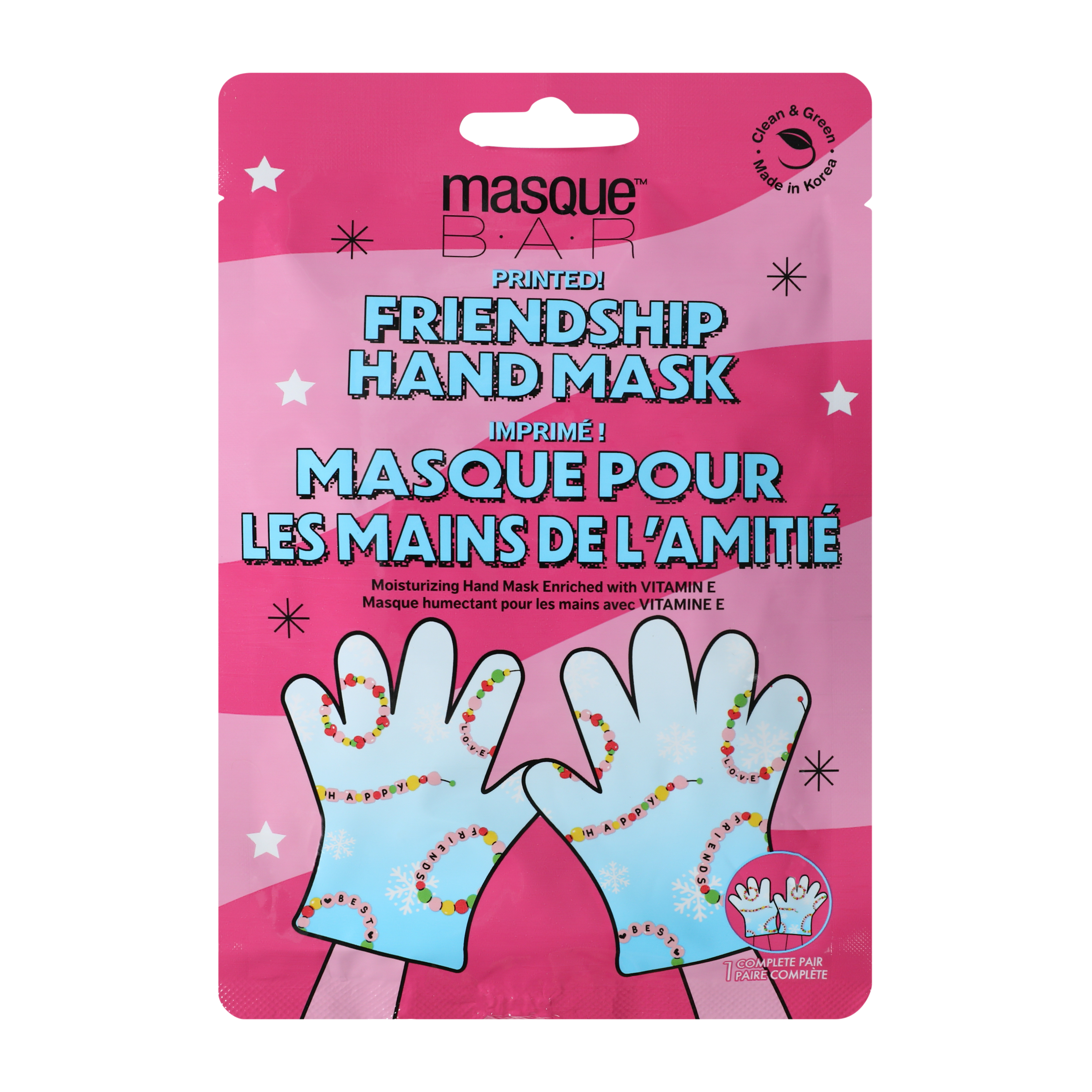 Masque B.A.R™ Printed! Friendship Hand Mask 1-Count