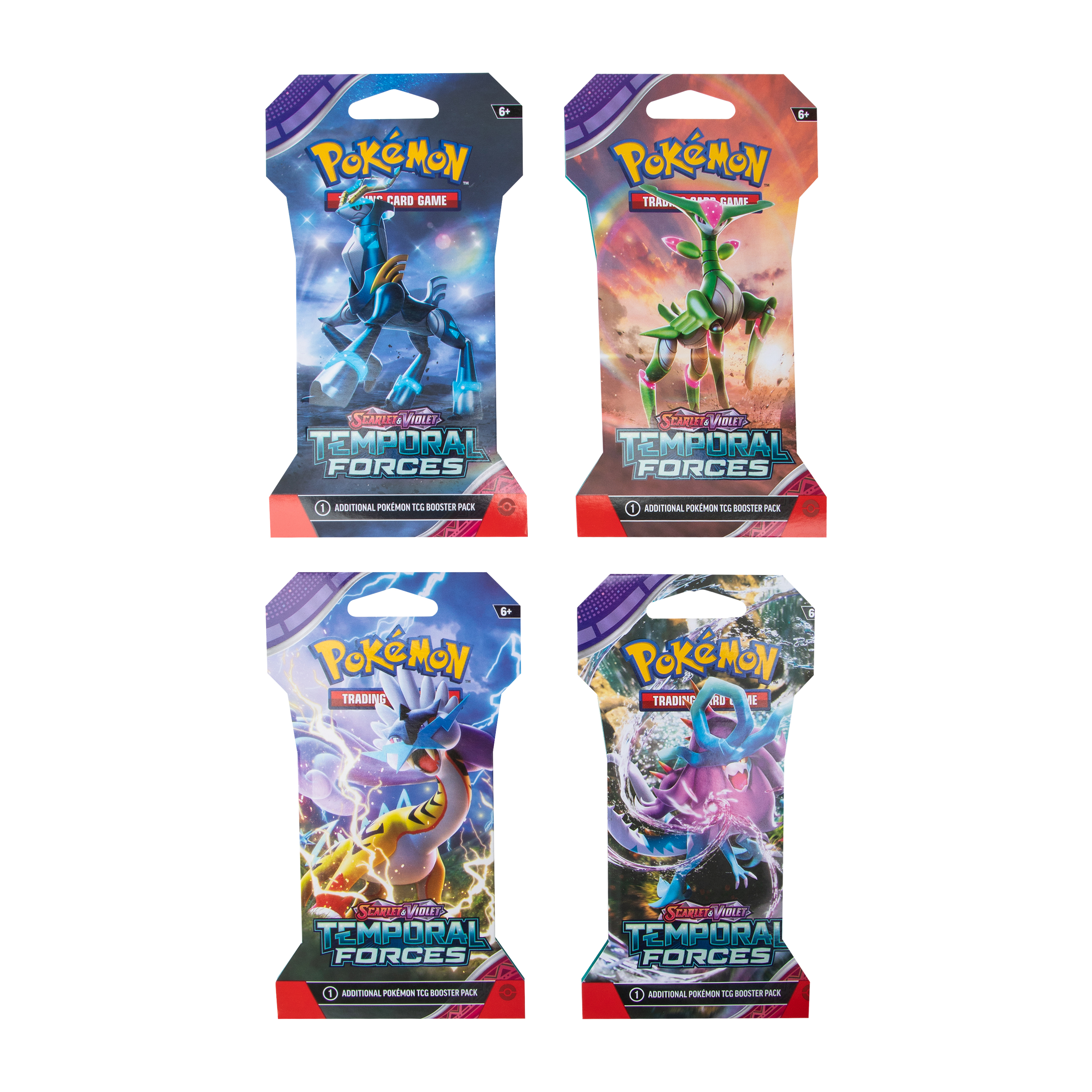 Pokemon™ Scarlet and Violet Temporal Forces Trading Cards (Styles May Vary)