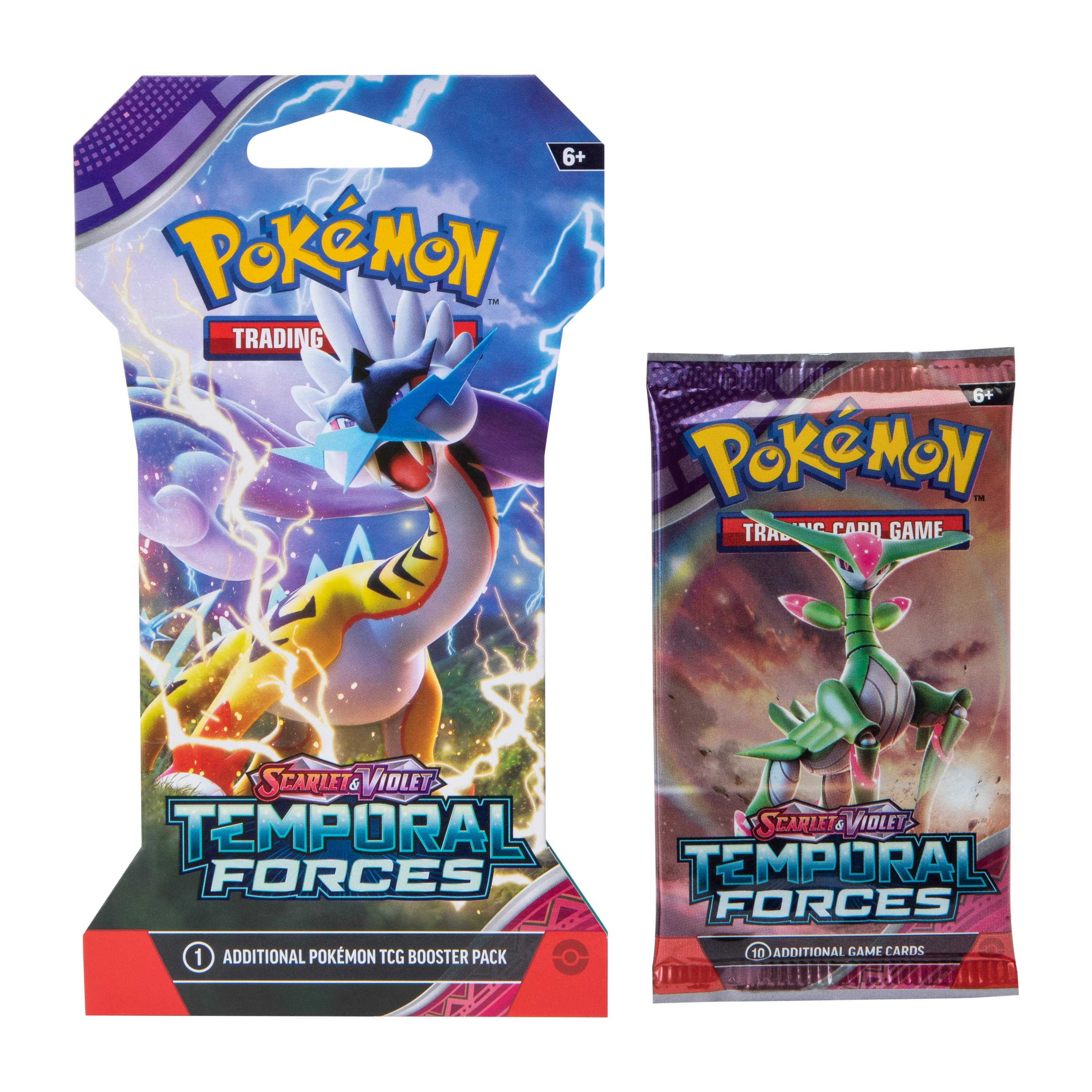 Pokemon™ Scarlet and Violet Temporal Forces Trading Cards (Styles May Vary)