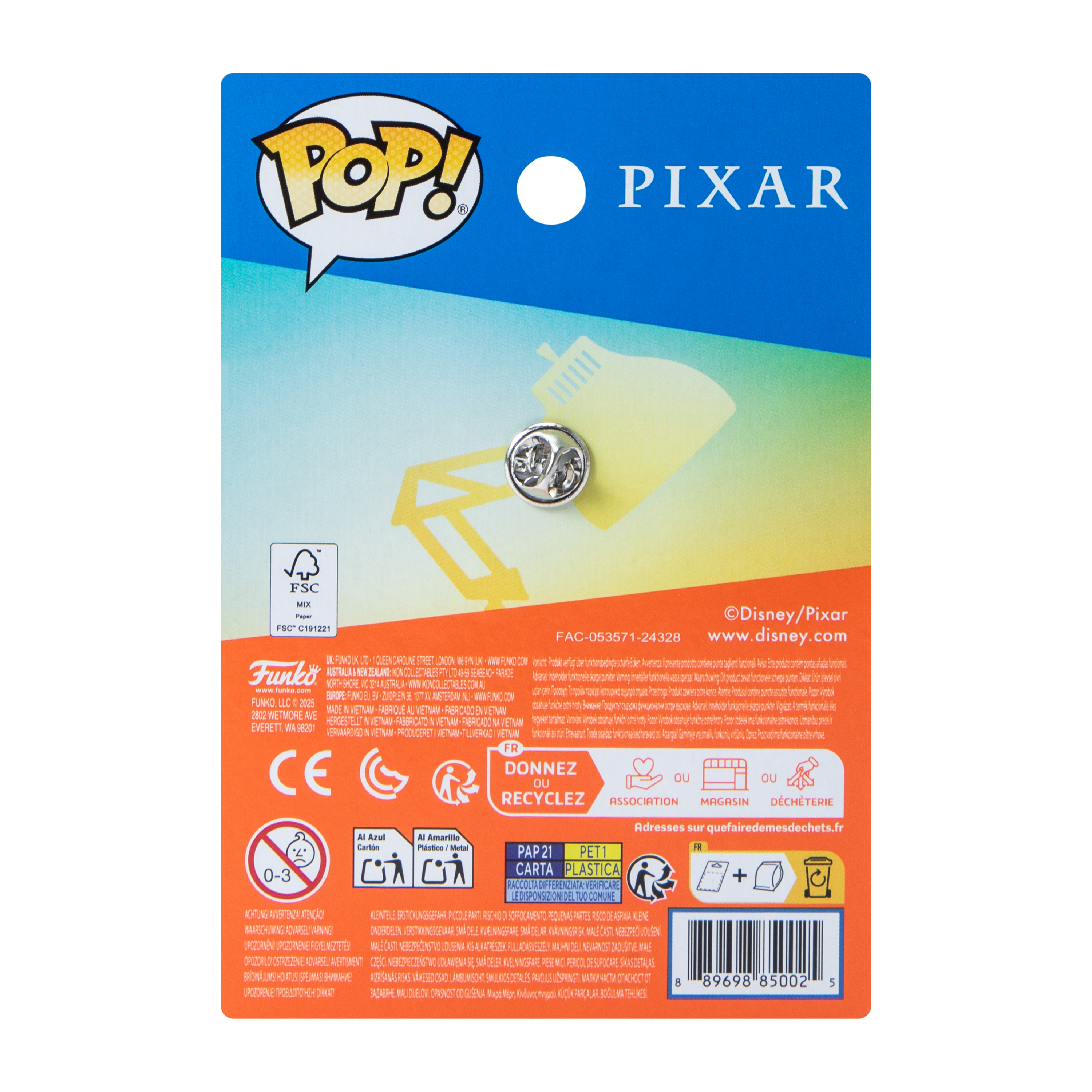 Funko Pop!® PIXAR Vinyl Figure Pins
