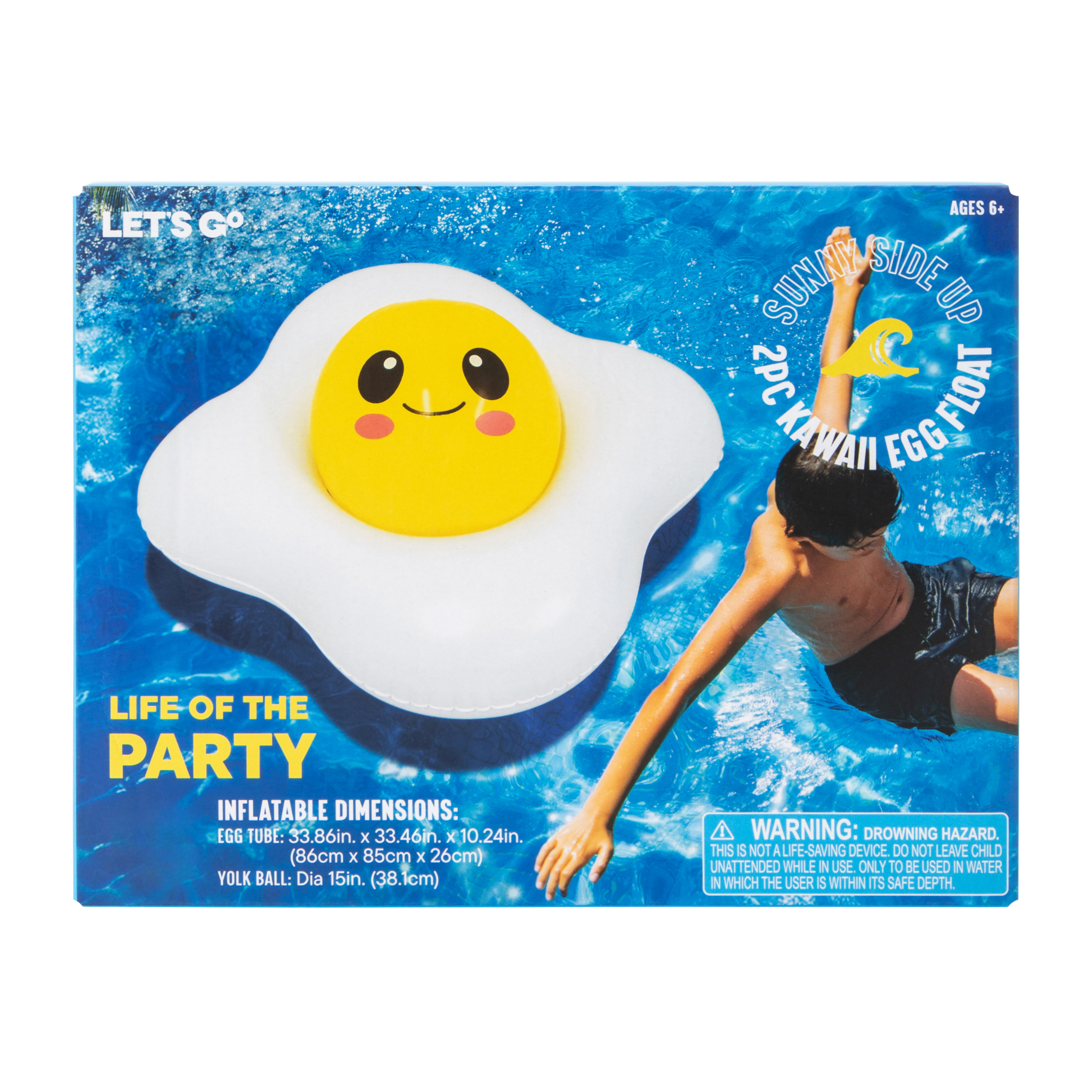 Kawaii Egg Float 2-Piece