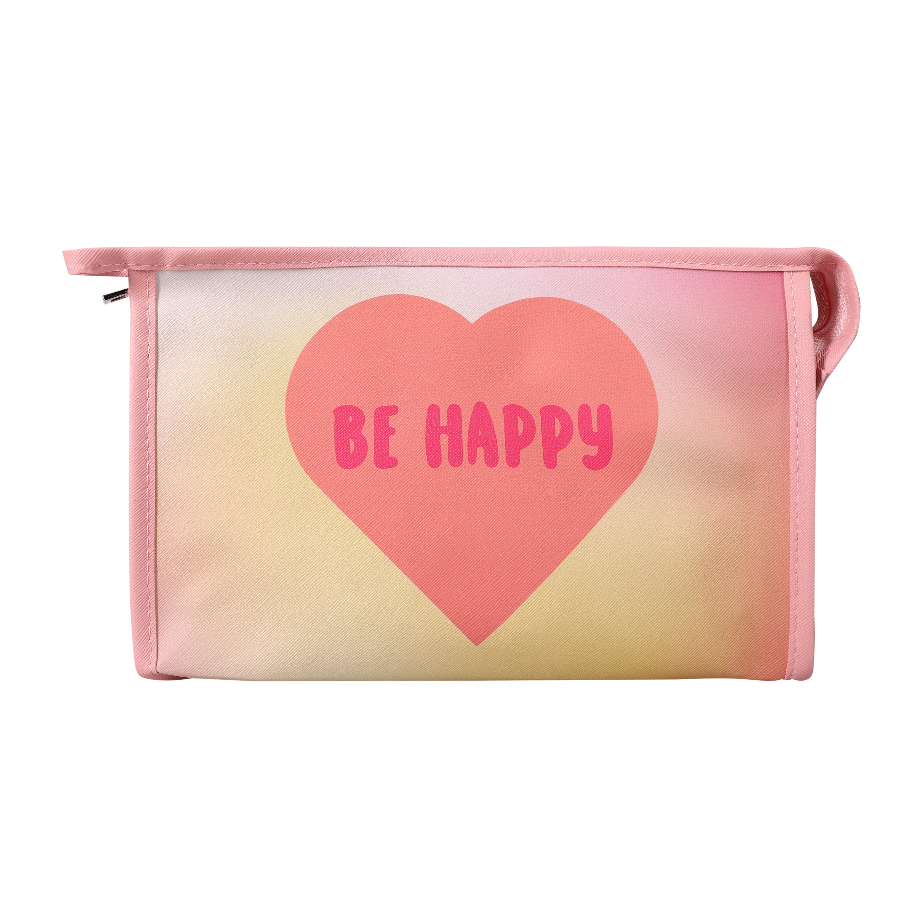 Be Happy Heart Make-up Bag | Five Below