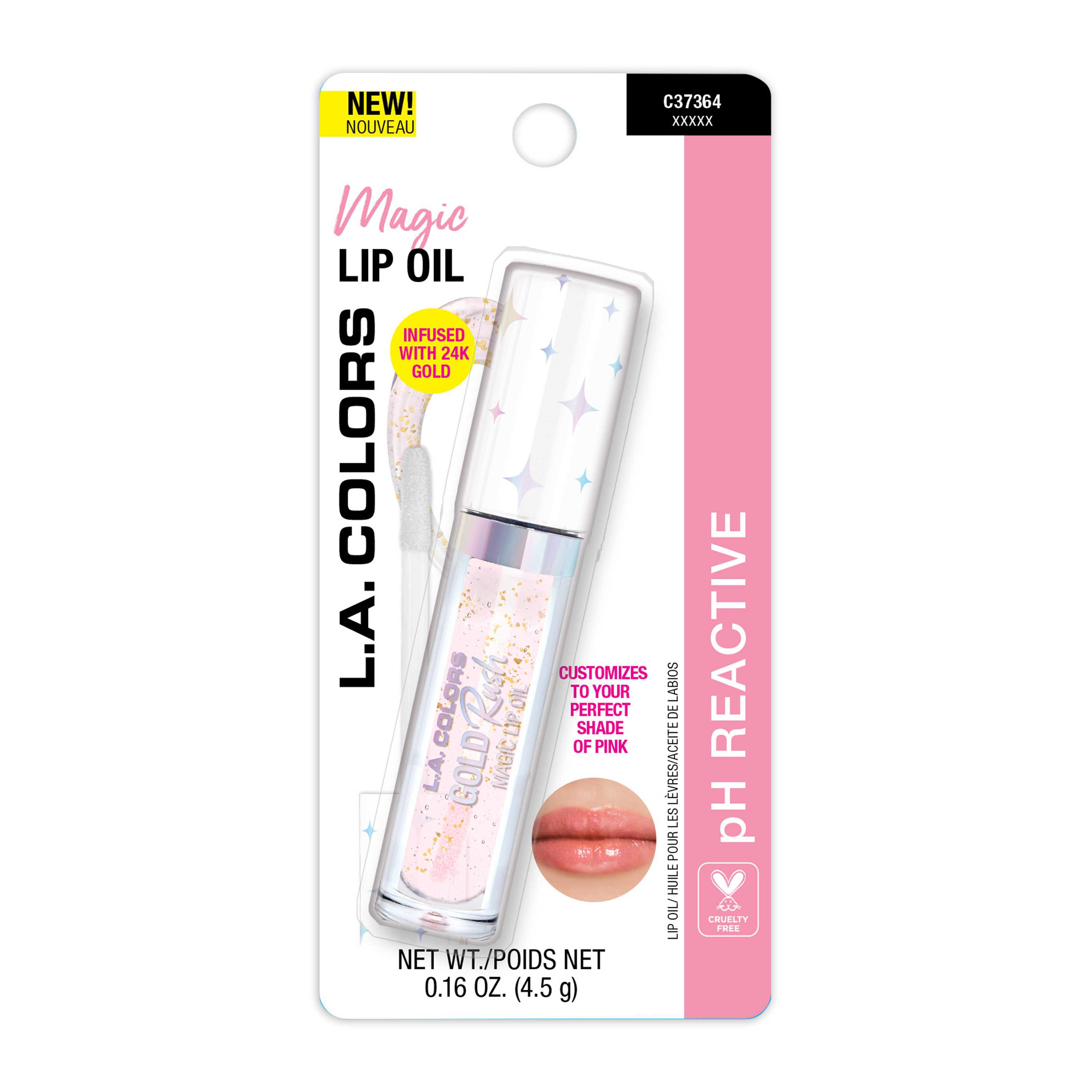 L.A. Colors pH Reactive Magic Lip Oil 0.16oz