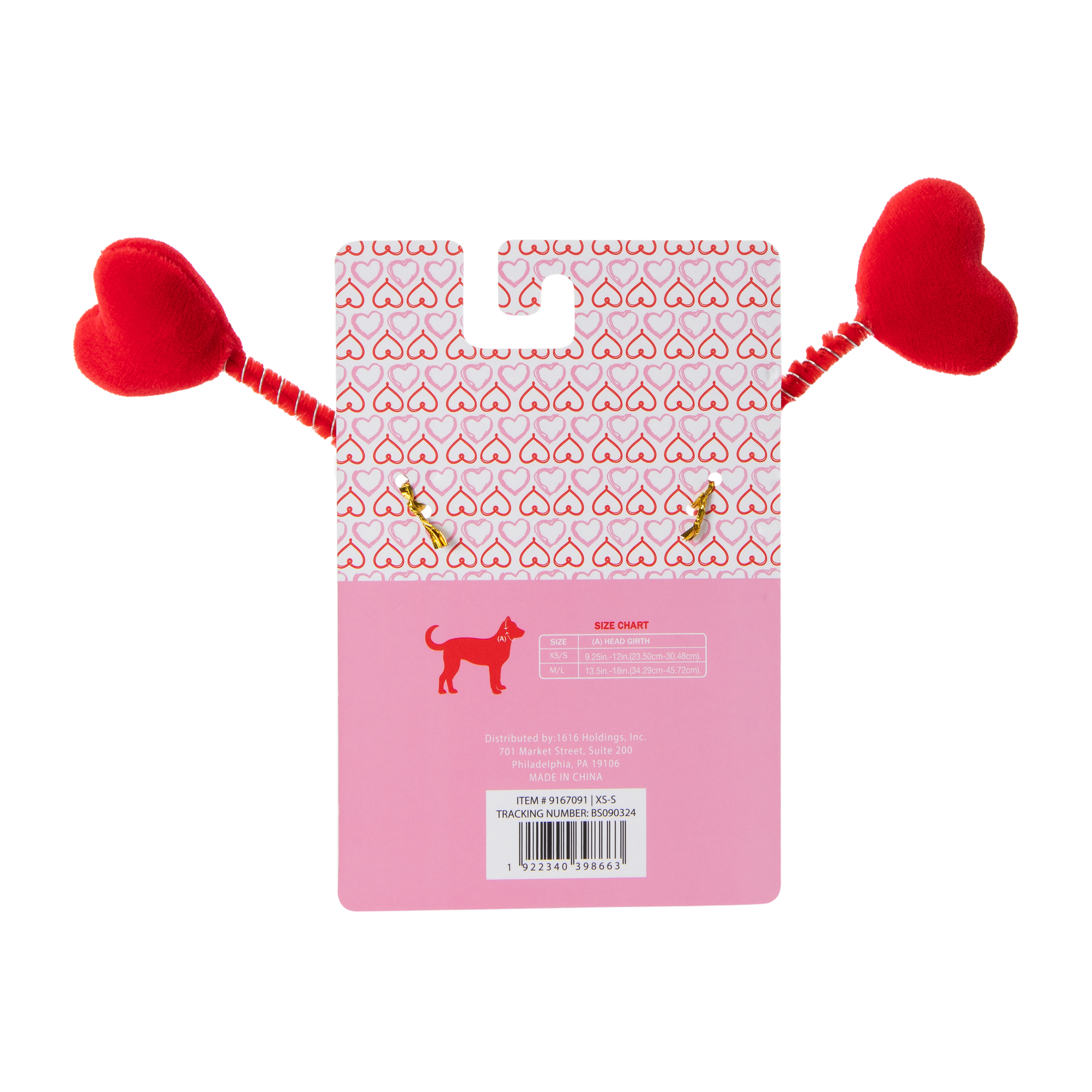 Valentine's Small Pets Headband