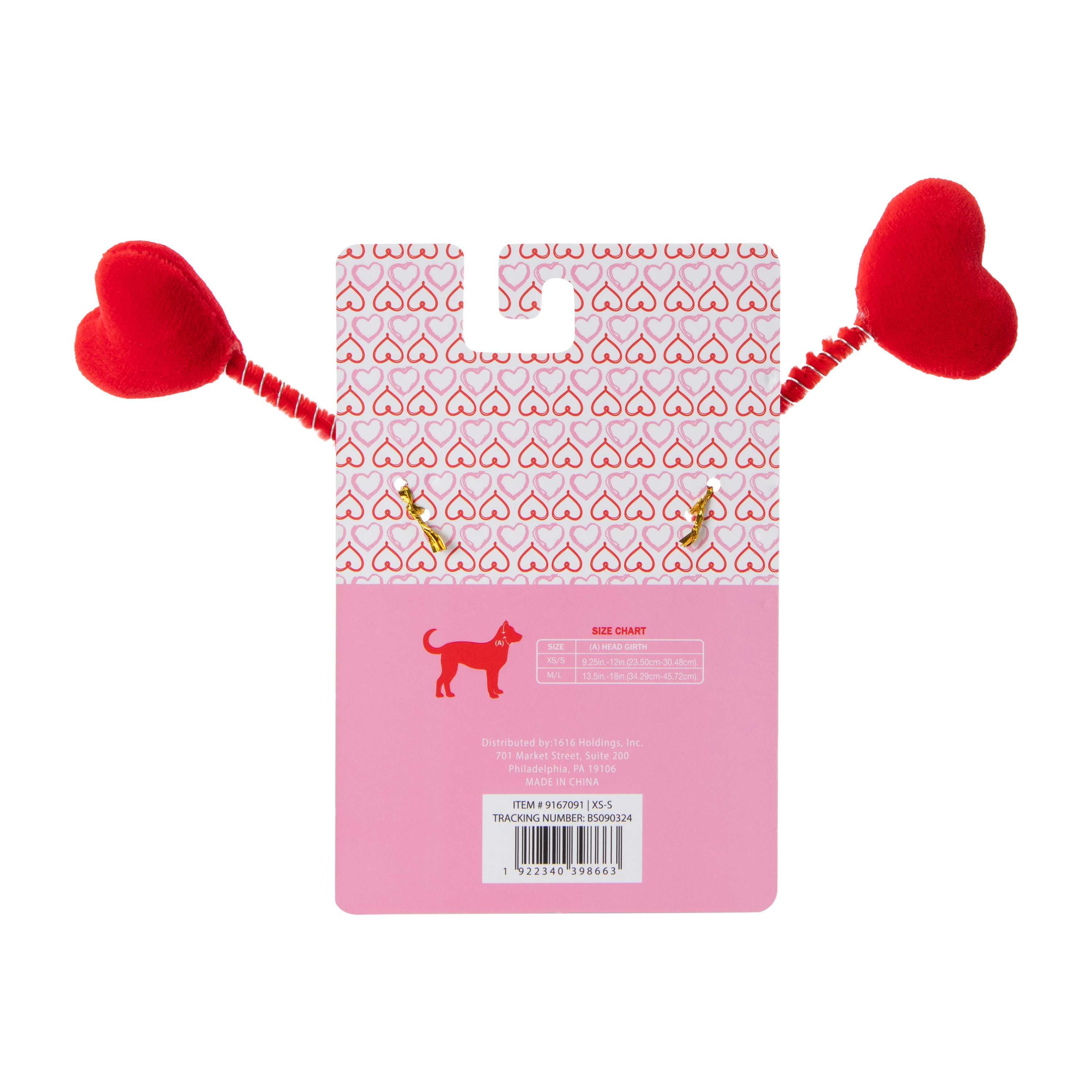 Valentine's Small Pets Headband