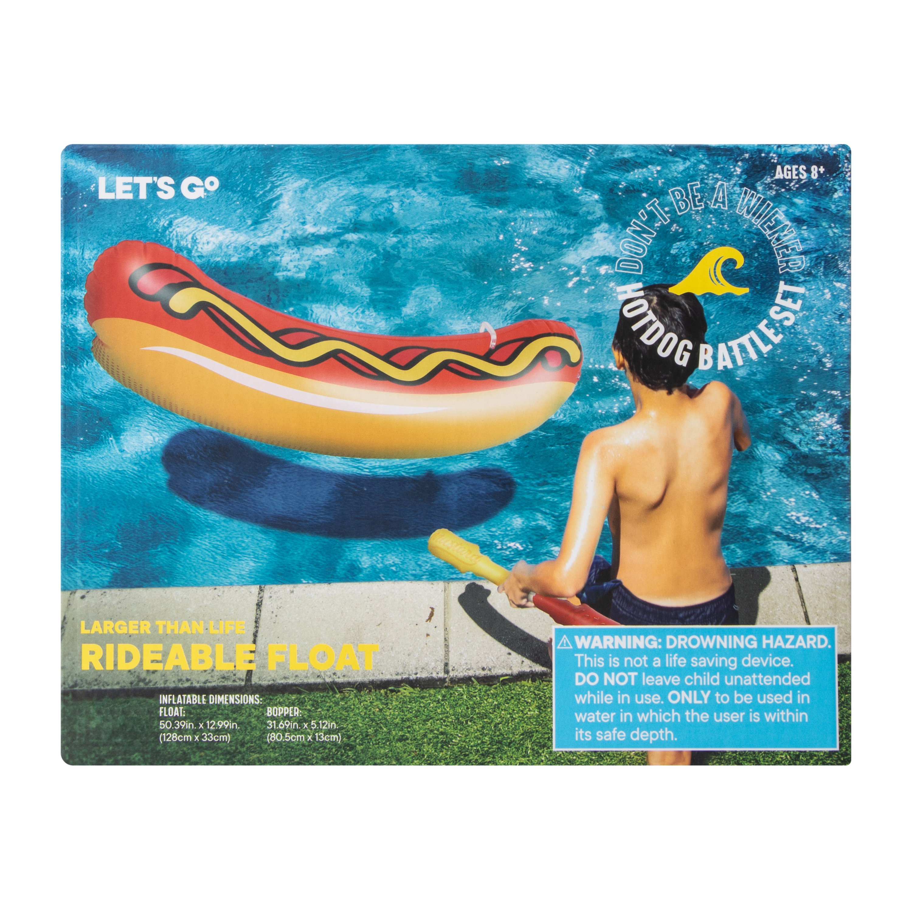 Hotdog Battle Rideable Float Set