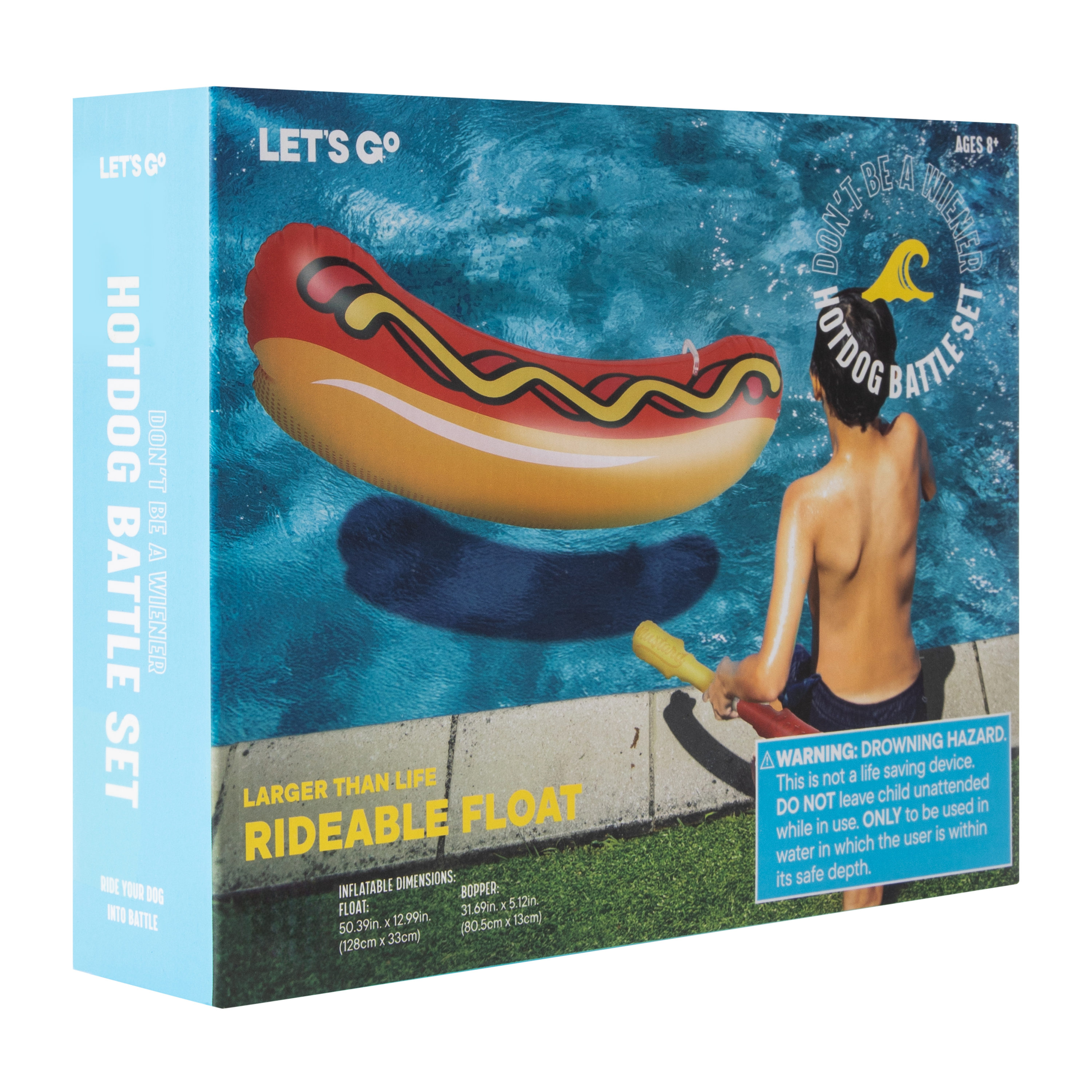 Hotdog Battle Rideable Float Set