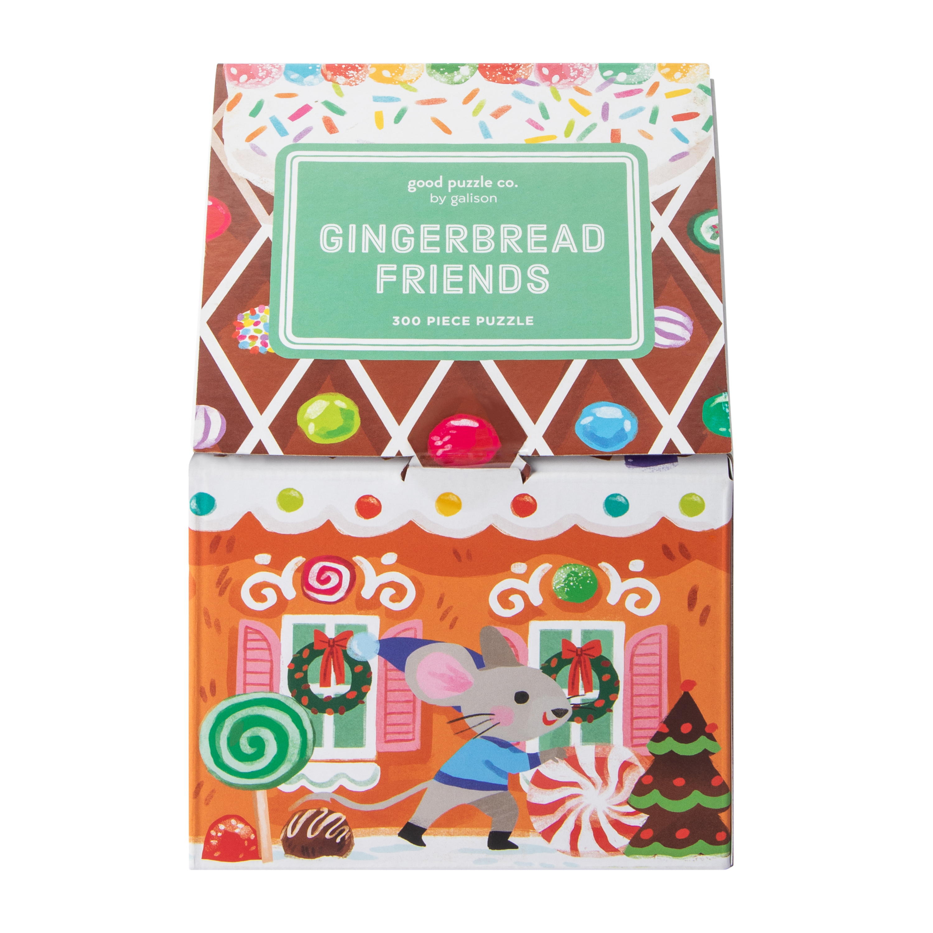 Christmas Gingerbread Friends Puzzle 300-Pieces