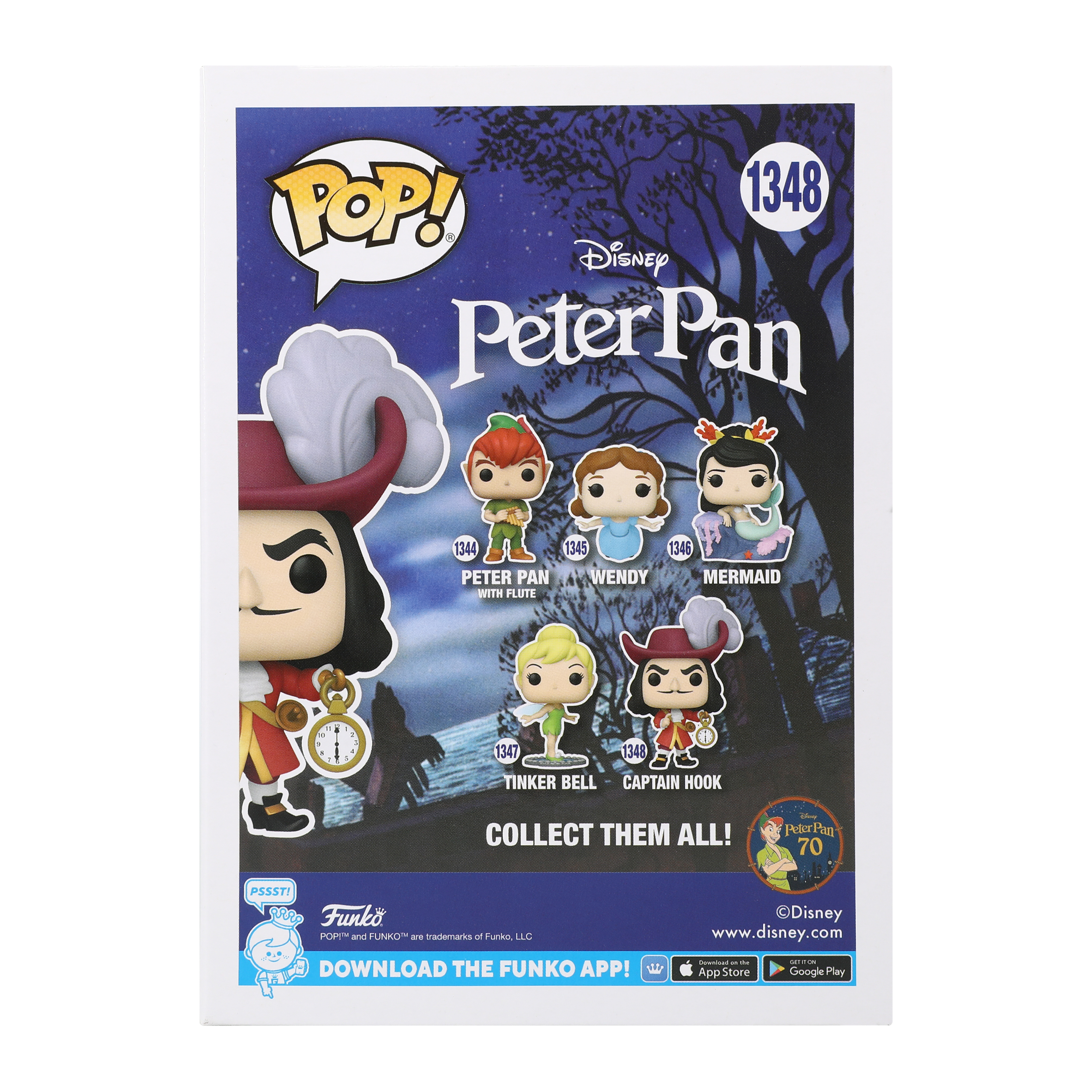Funko Pop! Disney Peter Pan Captain Hook Vinyl Figure